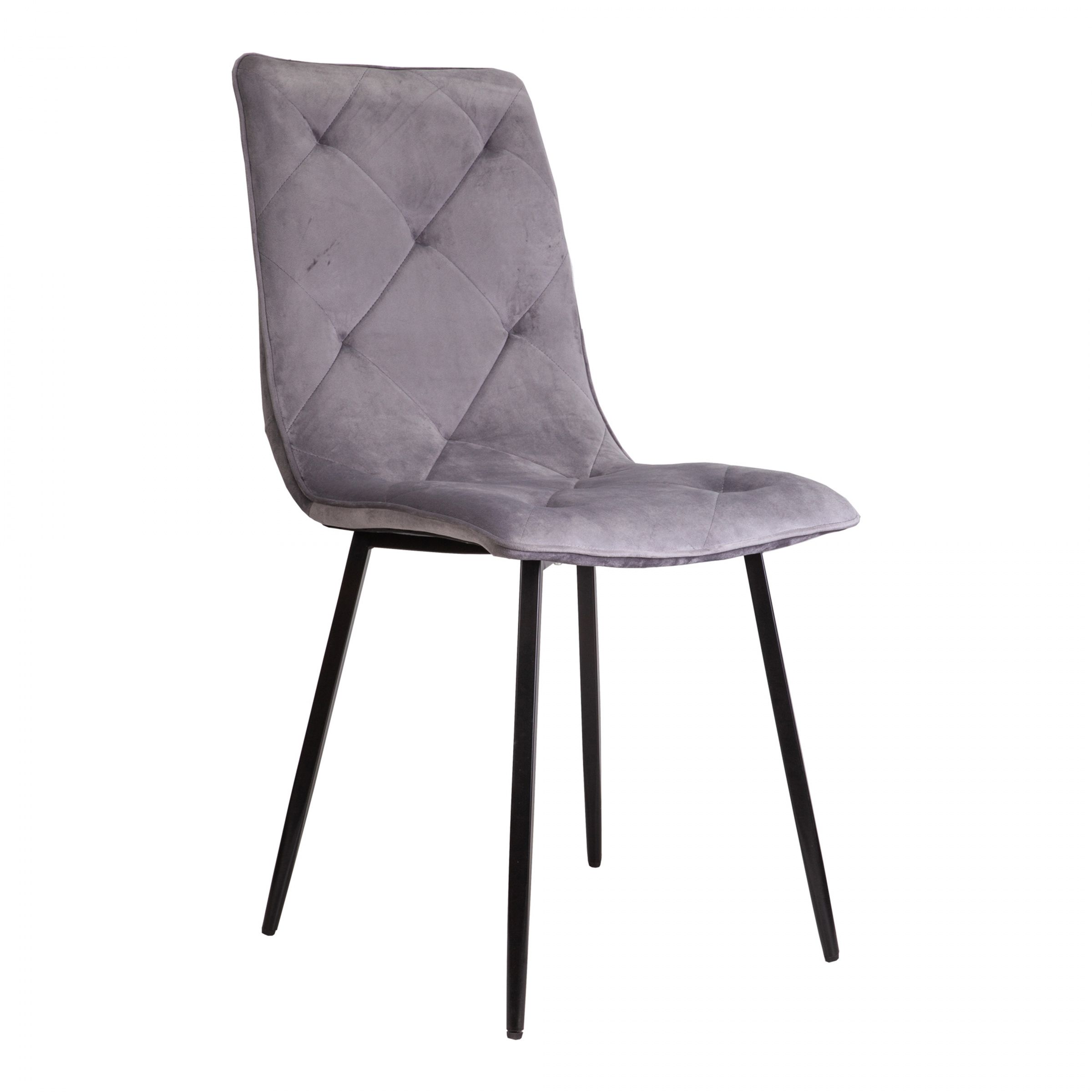 Стул MIRA, светло-серый велюр HLR20/черный