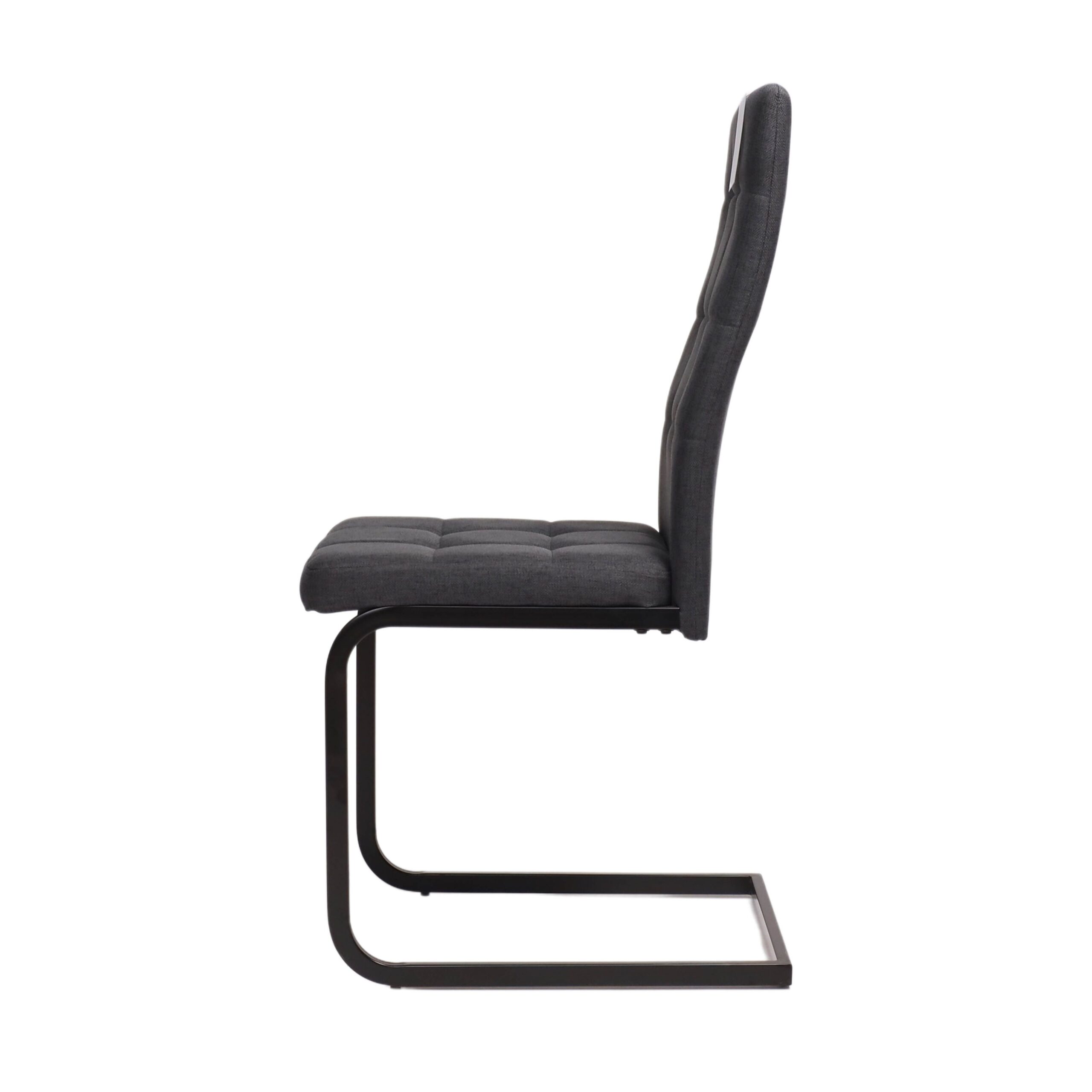 Стул OXFORD, темно-серая ткань Seattle-007/черный