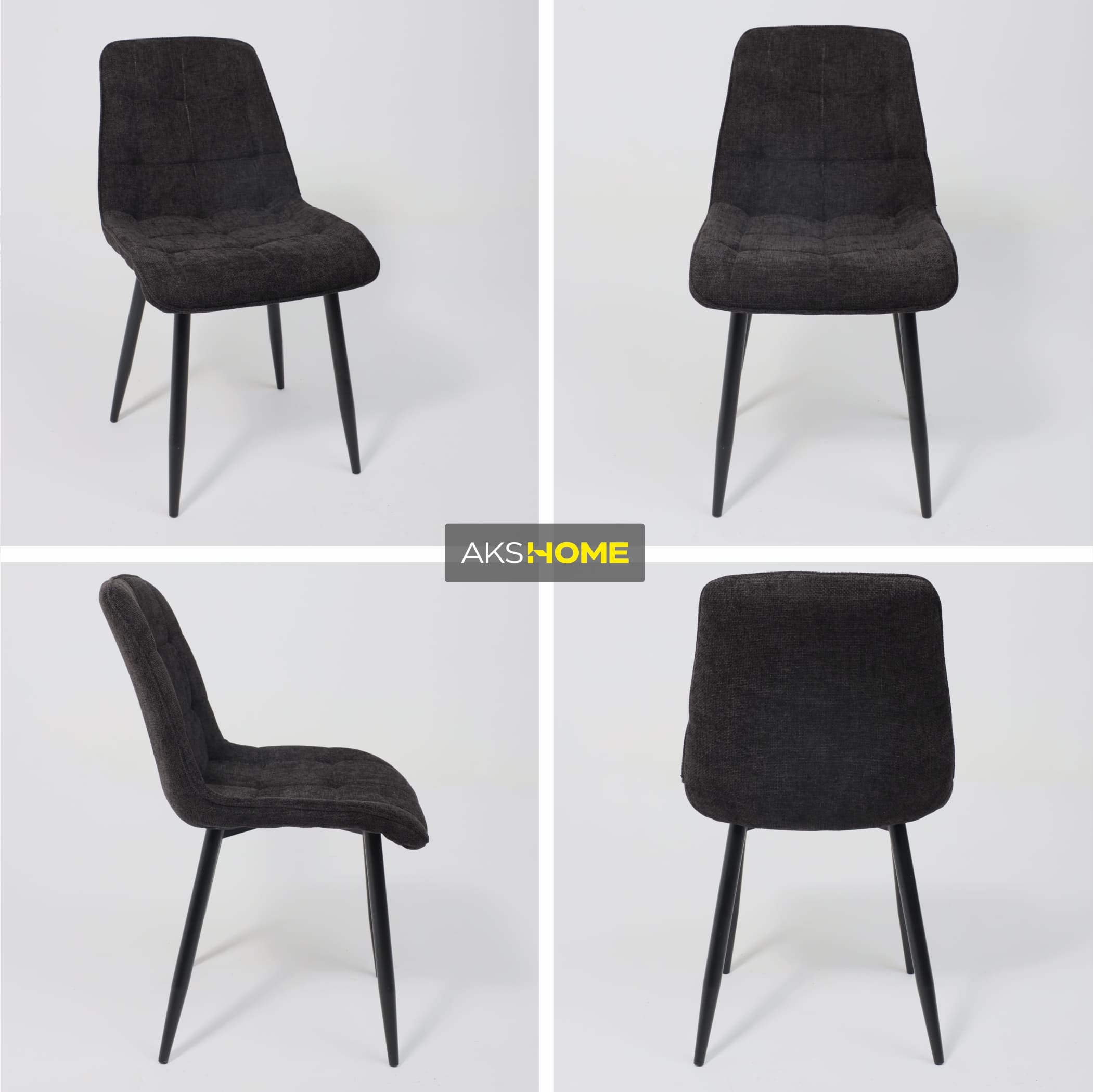 Стул CARIS, черный микровелюр CD2302-29/черный