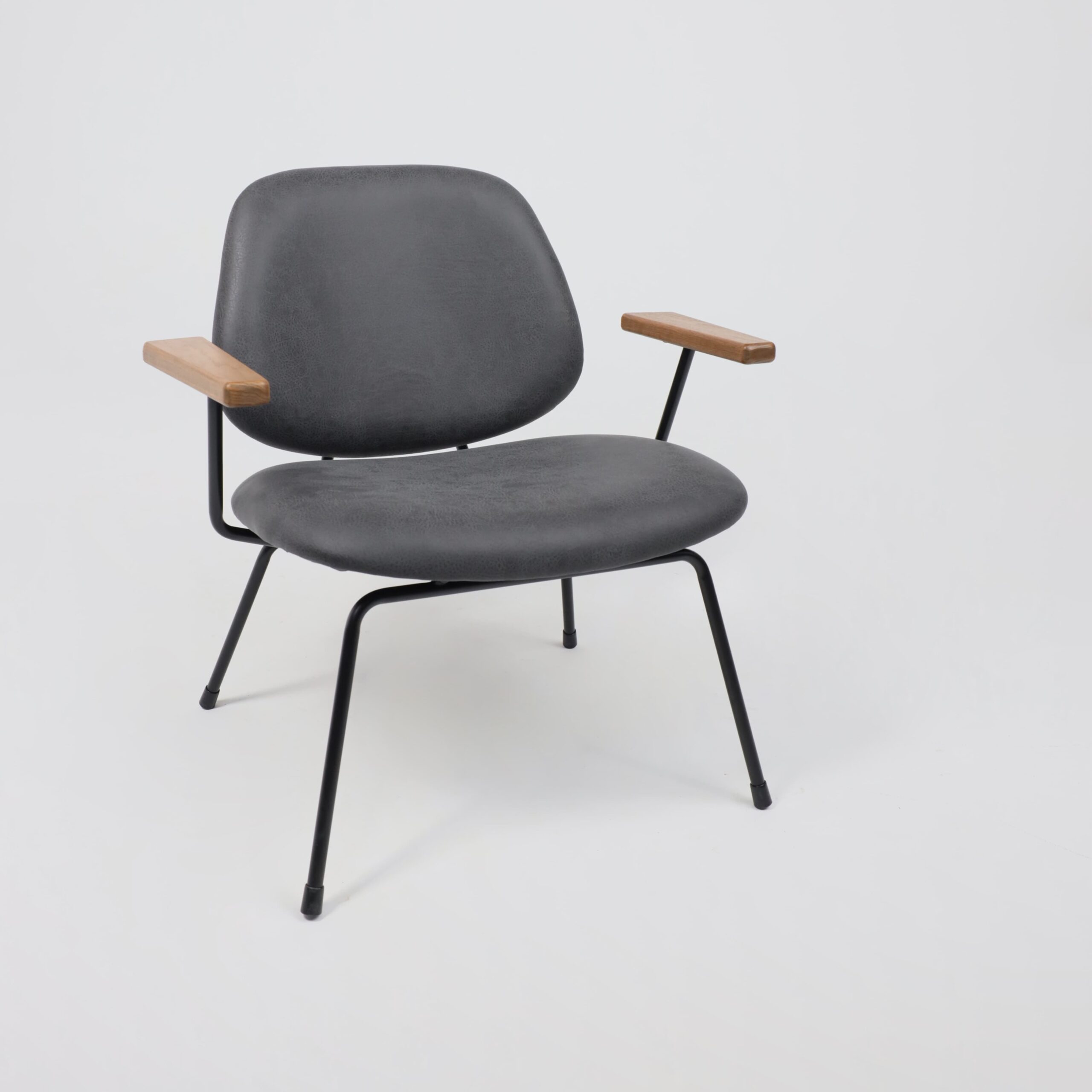 Кресло RUDO, экокожа винтажный черный WATUSI 16/черный