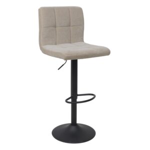 Стул барный LOGOS, бежевый шенилл Ote Canna 170/черный