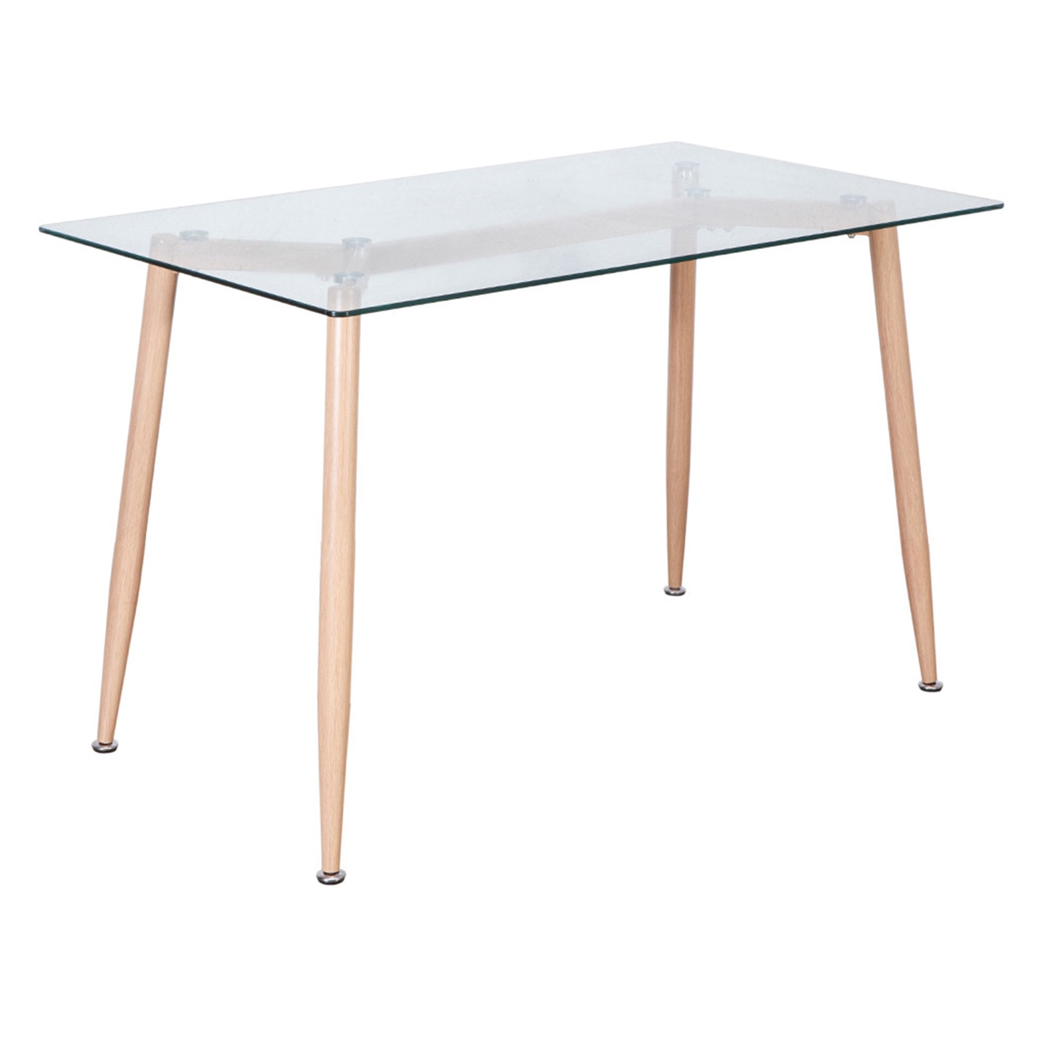 Стол GERDA, 120*70*75, стекло/металл