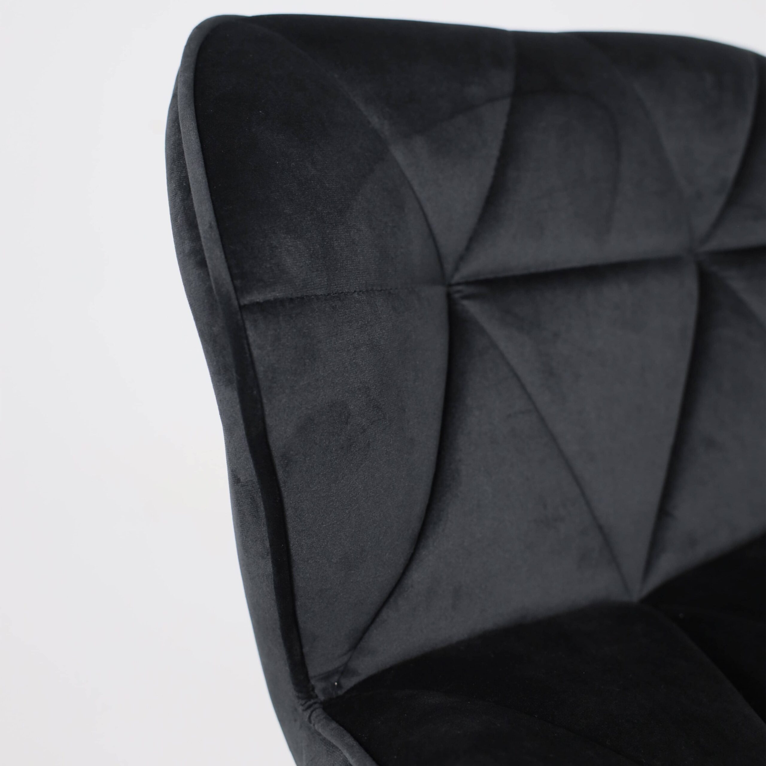 Кресло барное BERLIN GB, Seven 35 черный велюр/черный