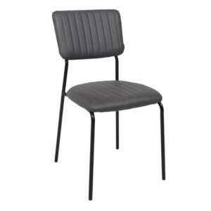 Стул RAIN, ткань, темно-серый винтажный 878-202/черный