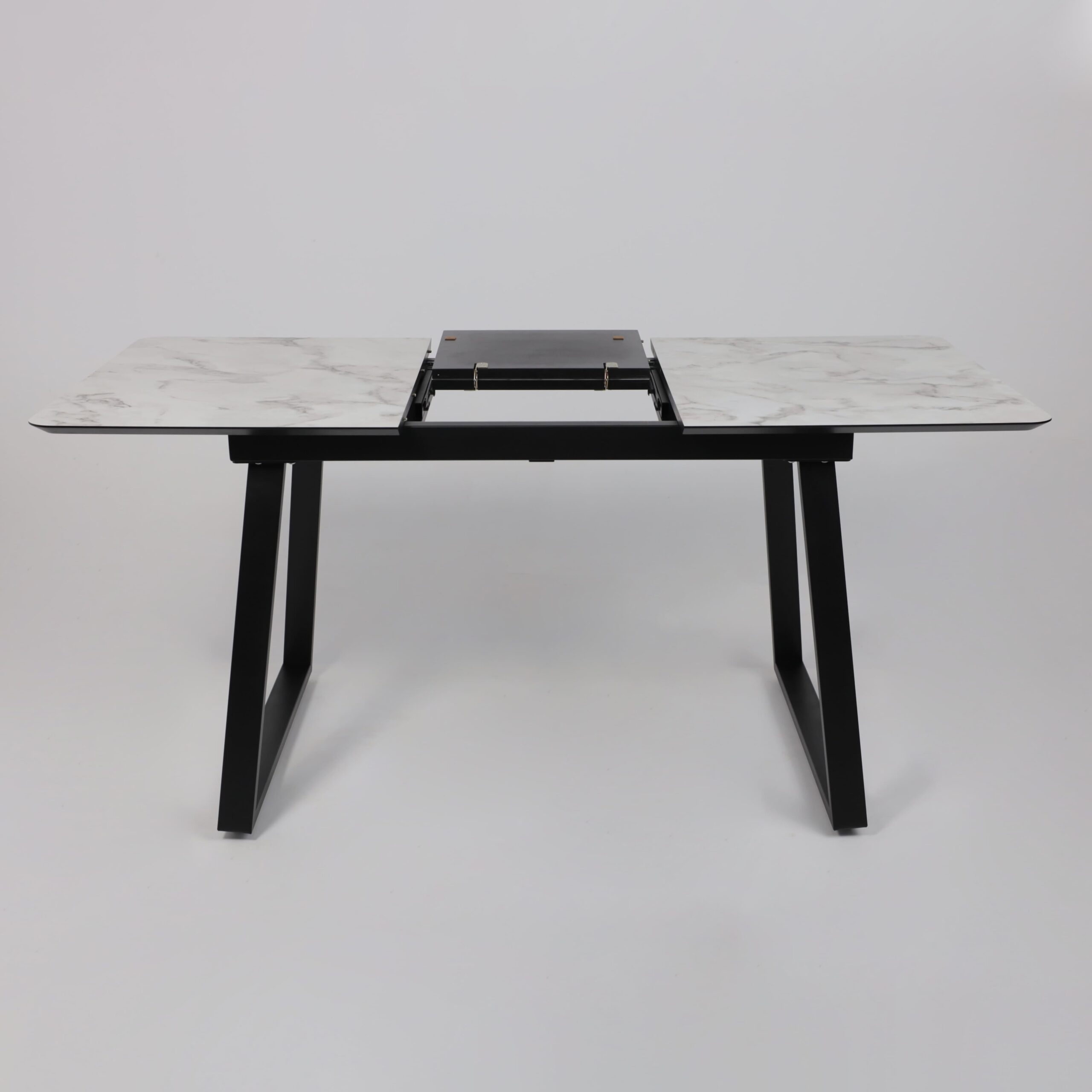 Стол AV 1208, HPL+МДФ,  раздвижной 1200 (1600)*800 Виктори натуральный/черный