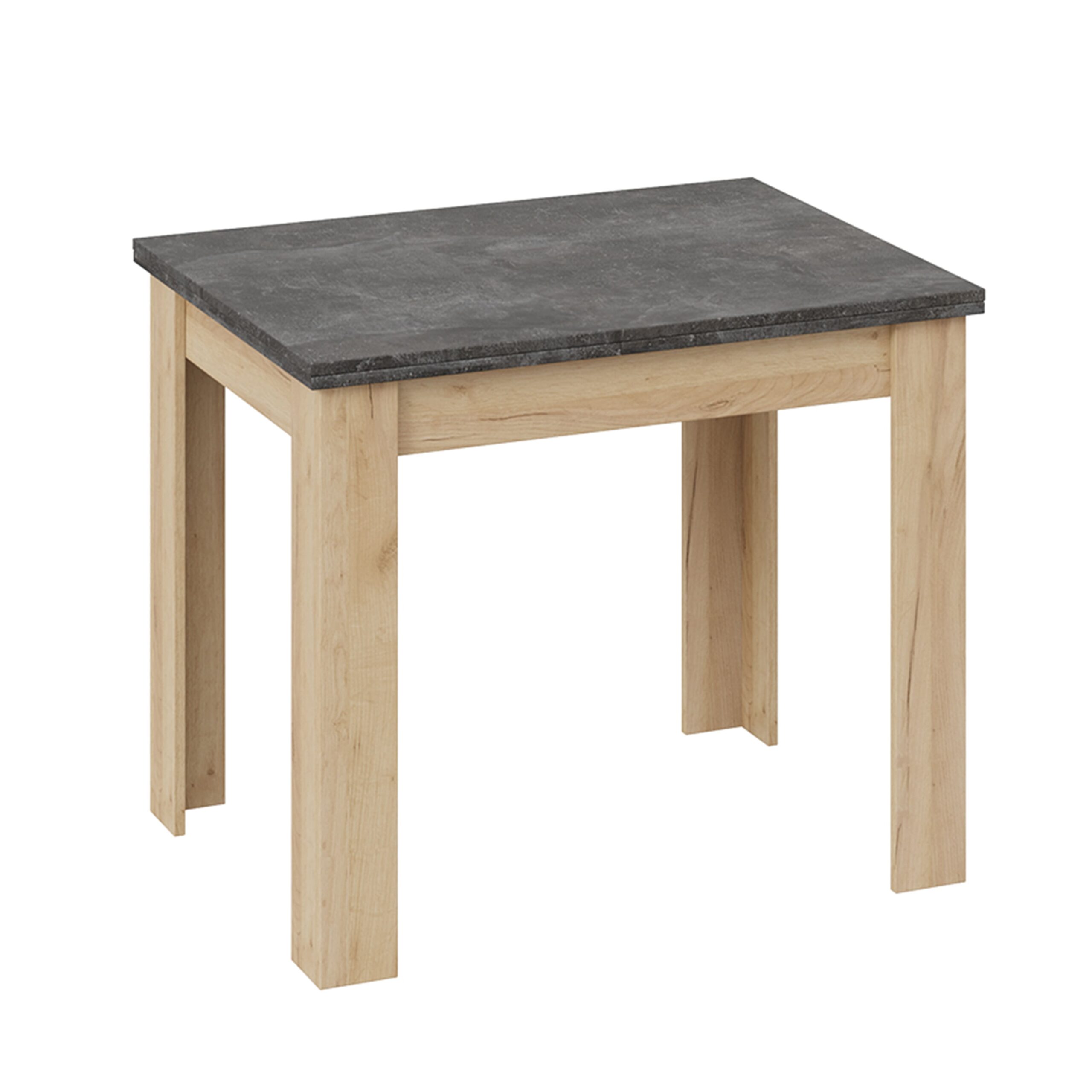 Стол раздвижной ПРОМО Тип 3, 900(1698)*670, ателье темный/дуб крафт золотой