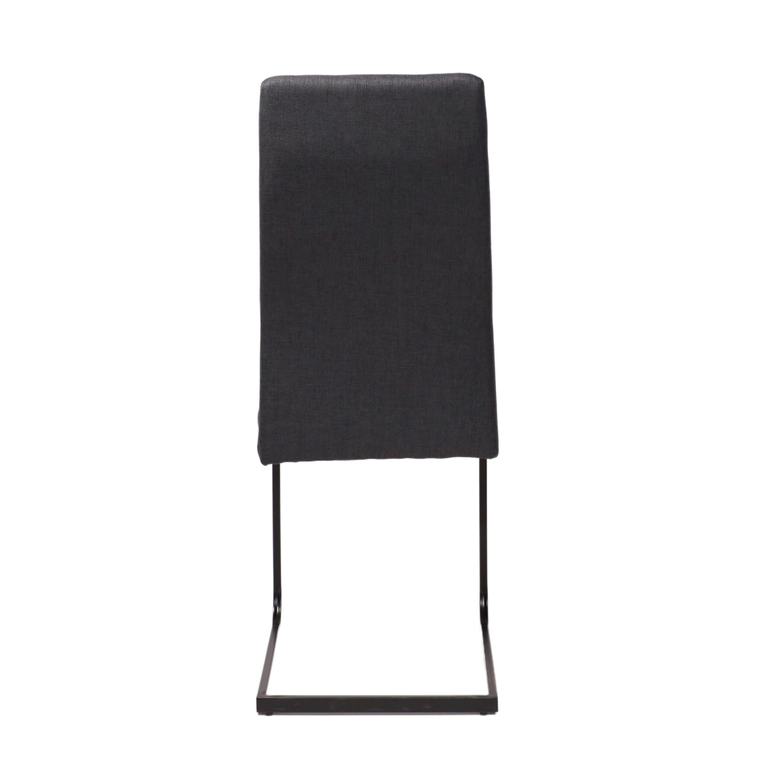 Стул OXFORD, темно-серая ткань Seattle-007/черный