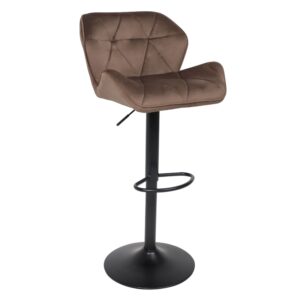 Кресло BERLIN, шоколадный велюр HCJ-10/черный