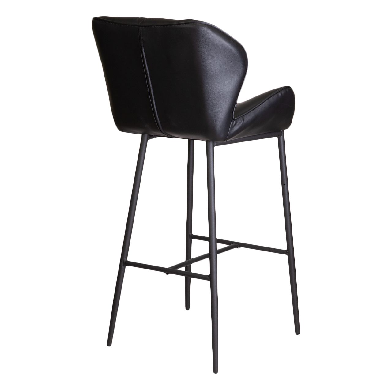 Стул барный LAGOS, (черный+черная нить)