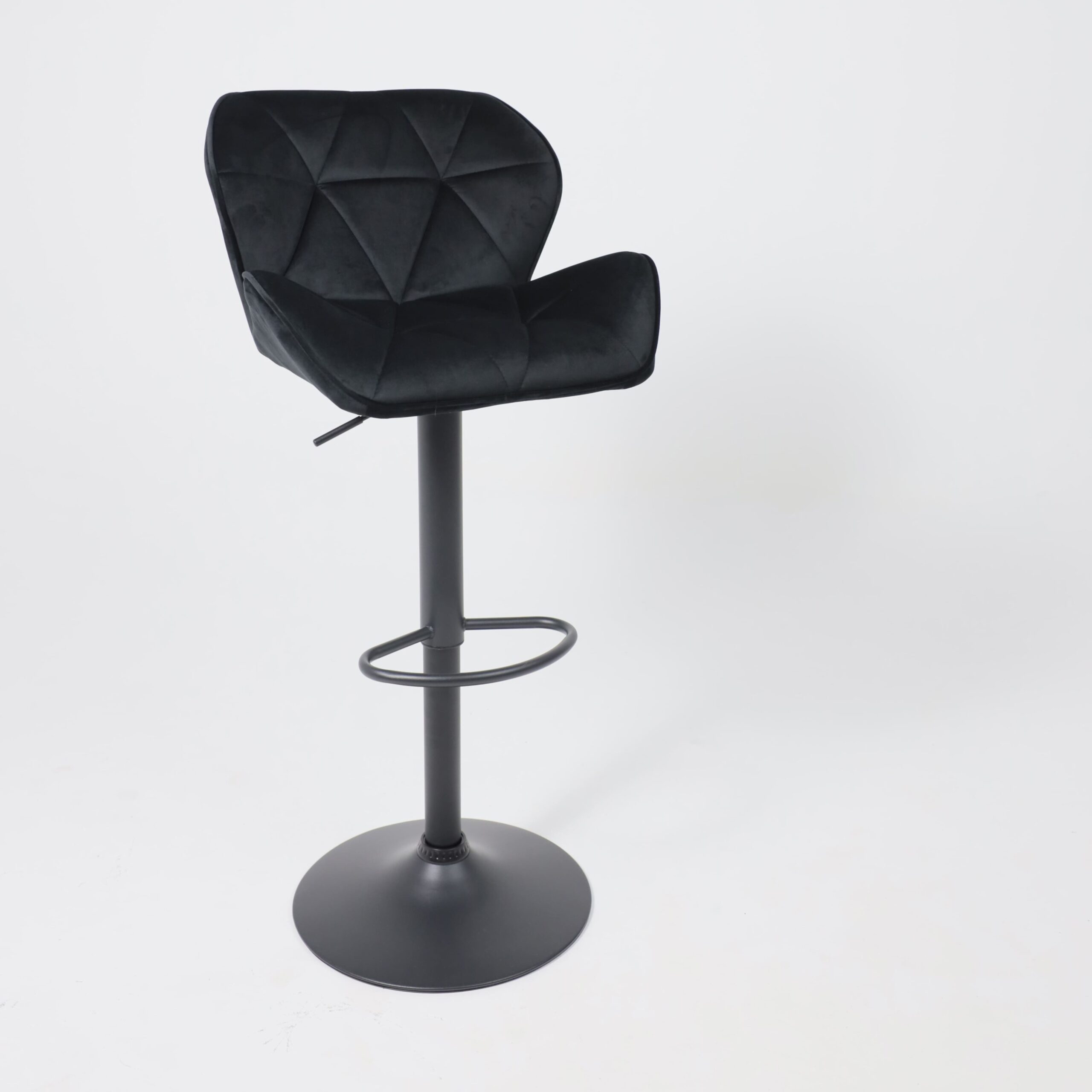 Кресло барное BERLIN GB, Seven 35 черный велюр/черный