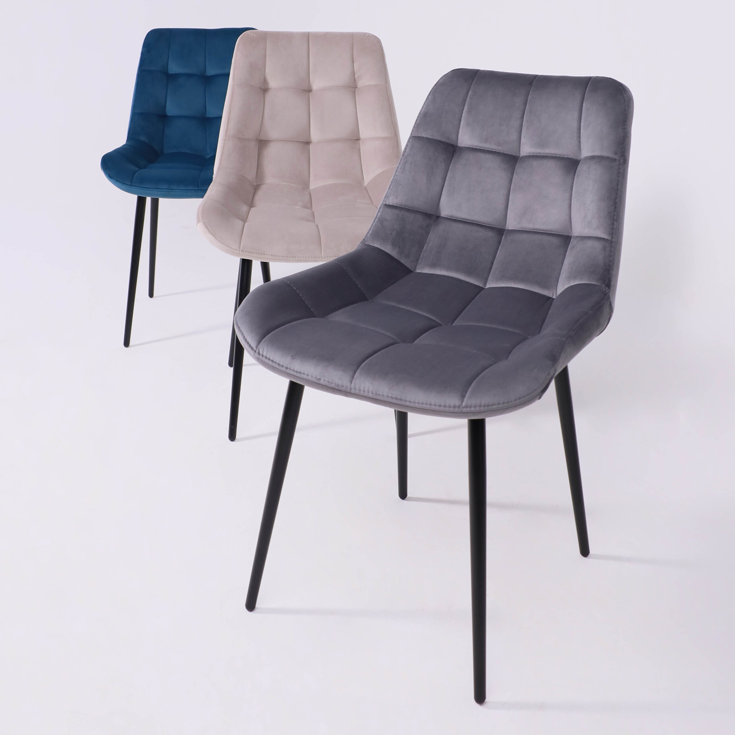 Стул AV 405, темно-серый бархат H-15/черный