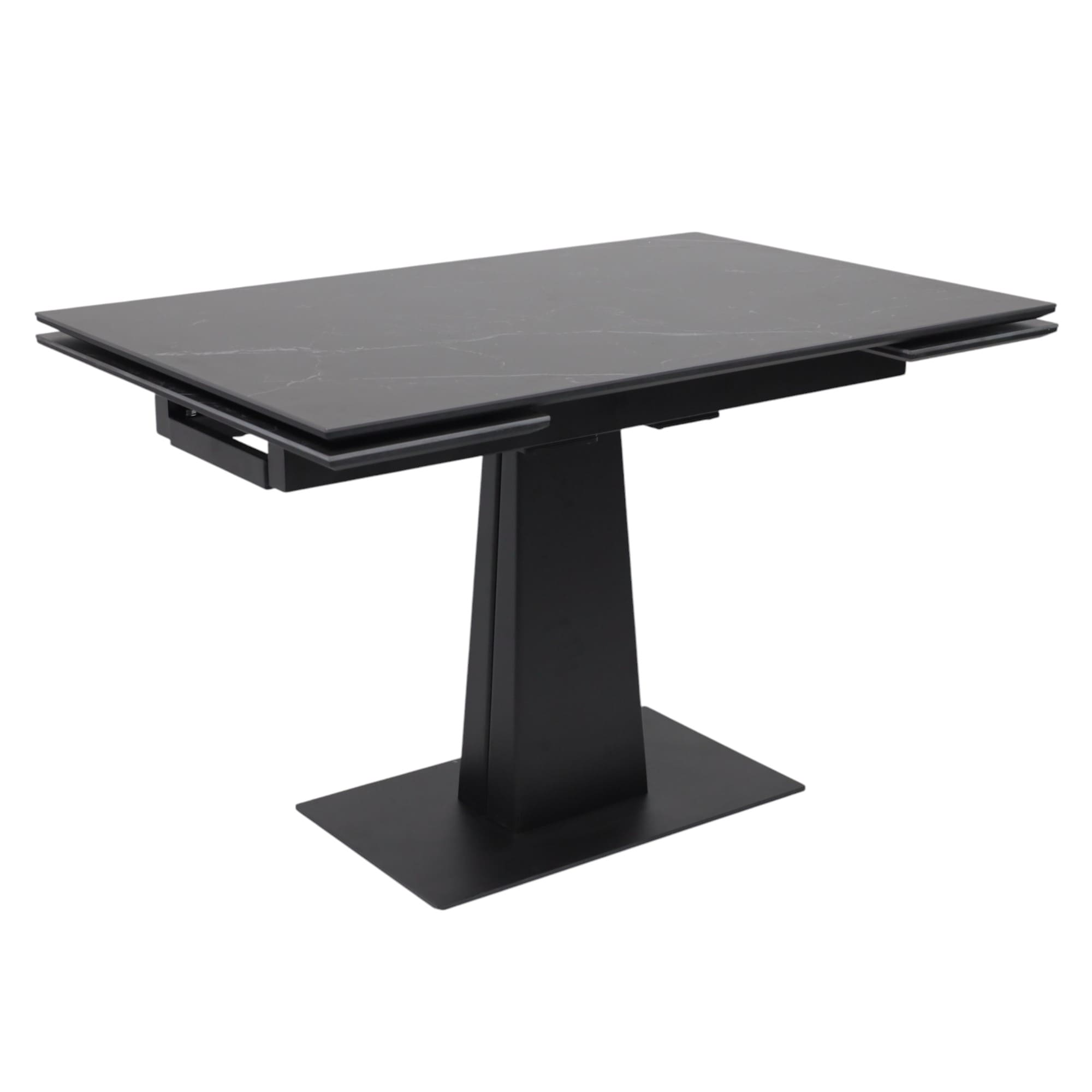 Стол AV 2119, МДФ+керамика, раздвижной 1200 (1800)*800 черный, матовый SHAKESPEARE/черный