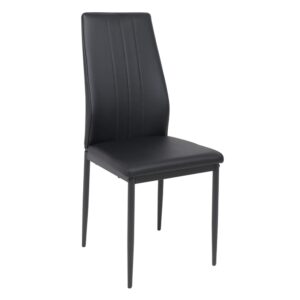 Стул OREO, экокожа, черный/черный