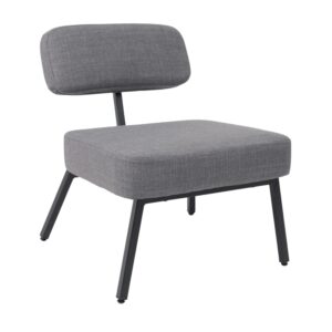 Кресло ASPEN, серая рогожка BJORN 13/черный