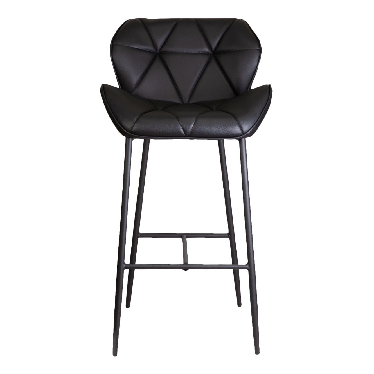 Стул барный LAGOS, (черный+черная нить)