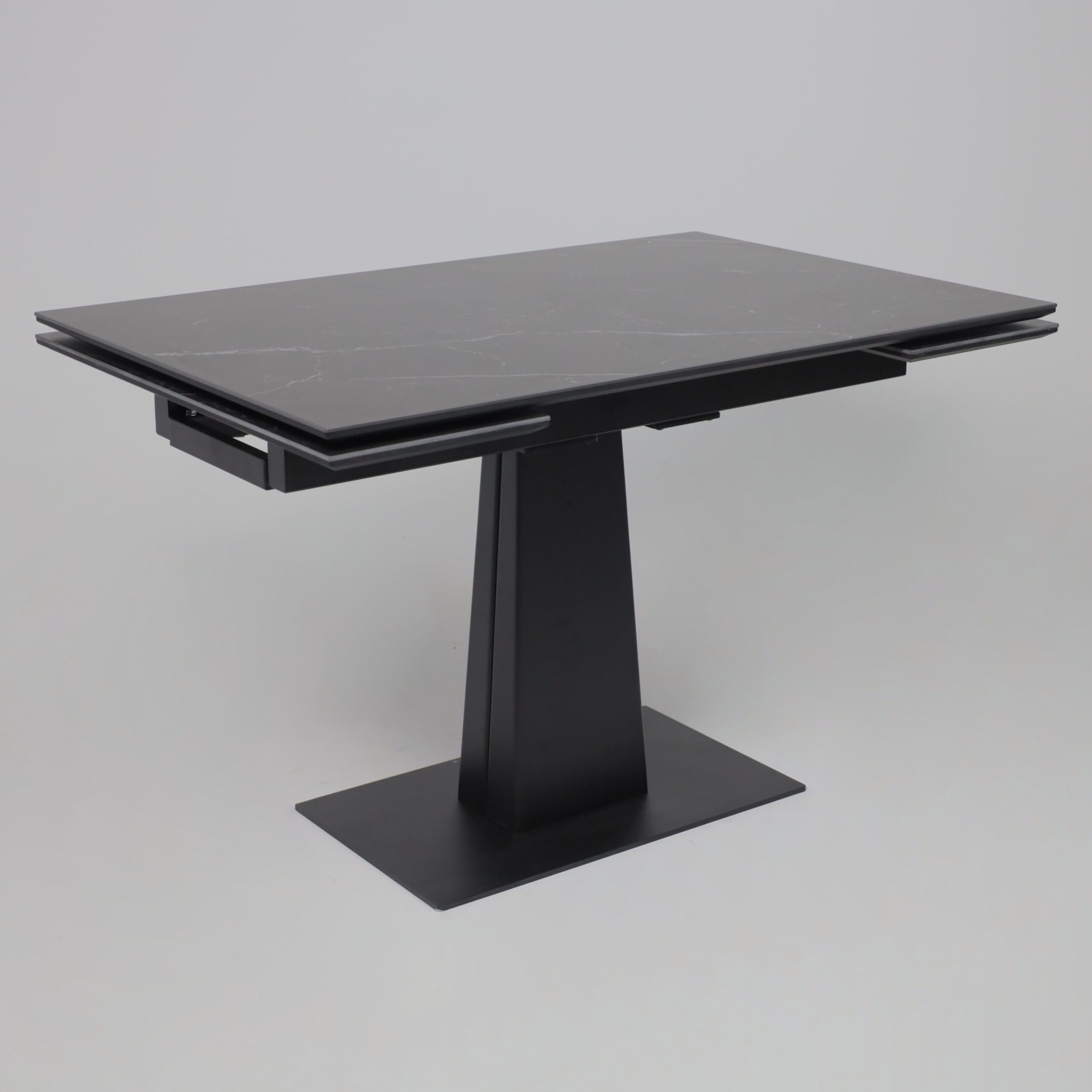 Стол AV 2119, МДФ+керамика, раздвижной 1200 (1800)*800 черный, матовый SHAKESPEARE/черный