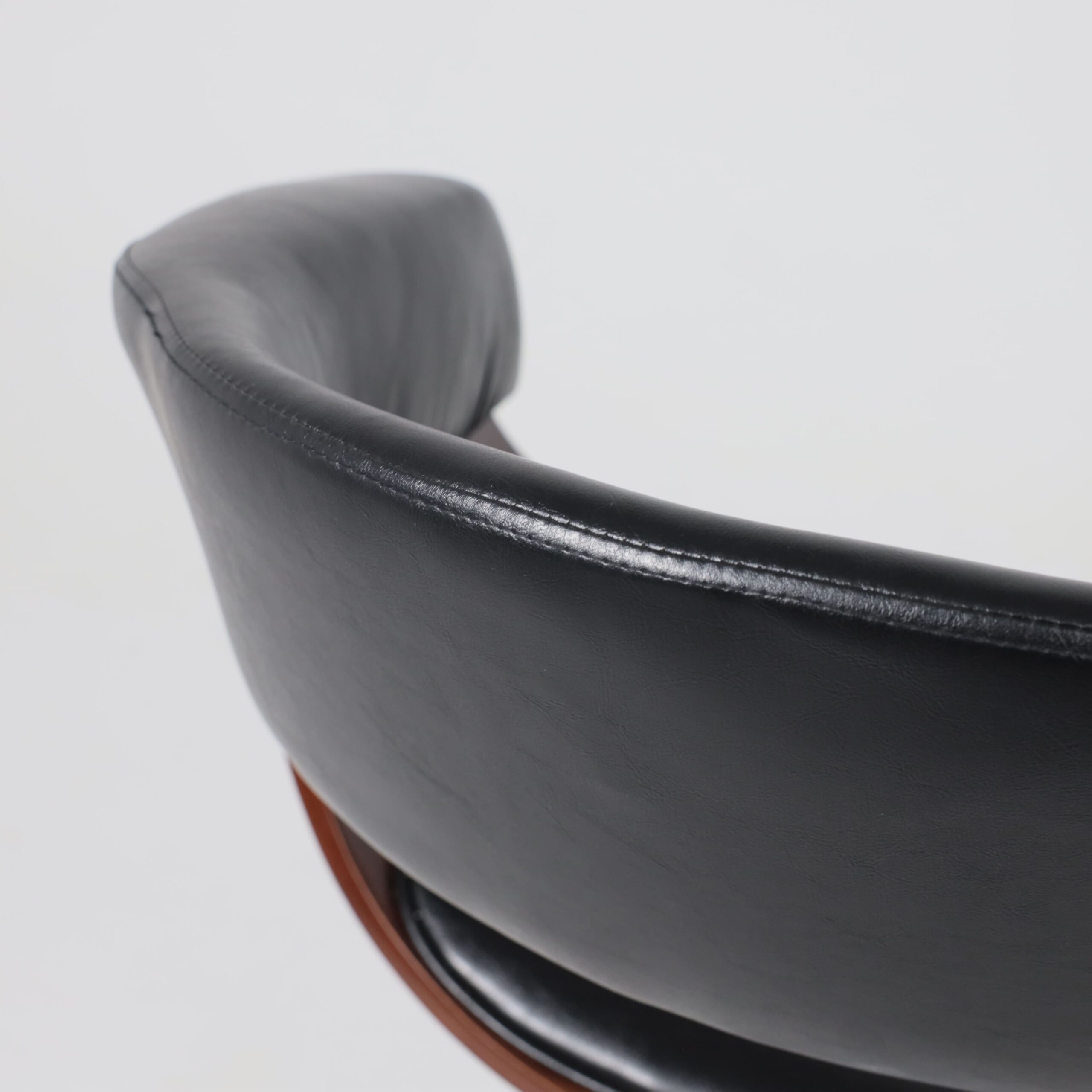 Стул барный ROSSI, экокожа, черный/хром