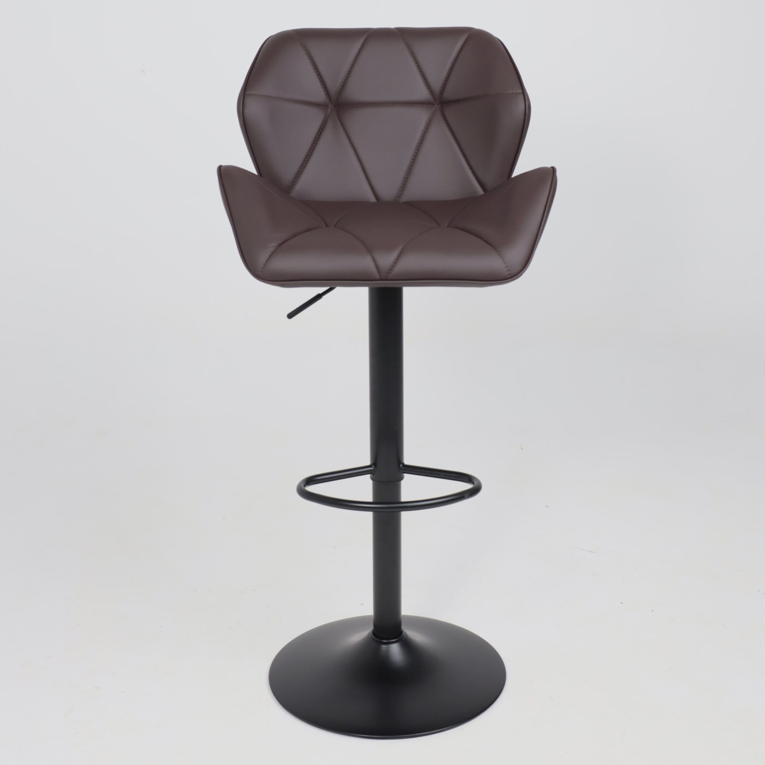 Кресло барное BERLIN GB, Pegaso шоколад экокожа/черный