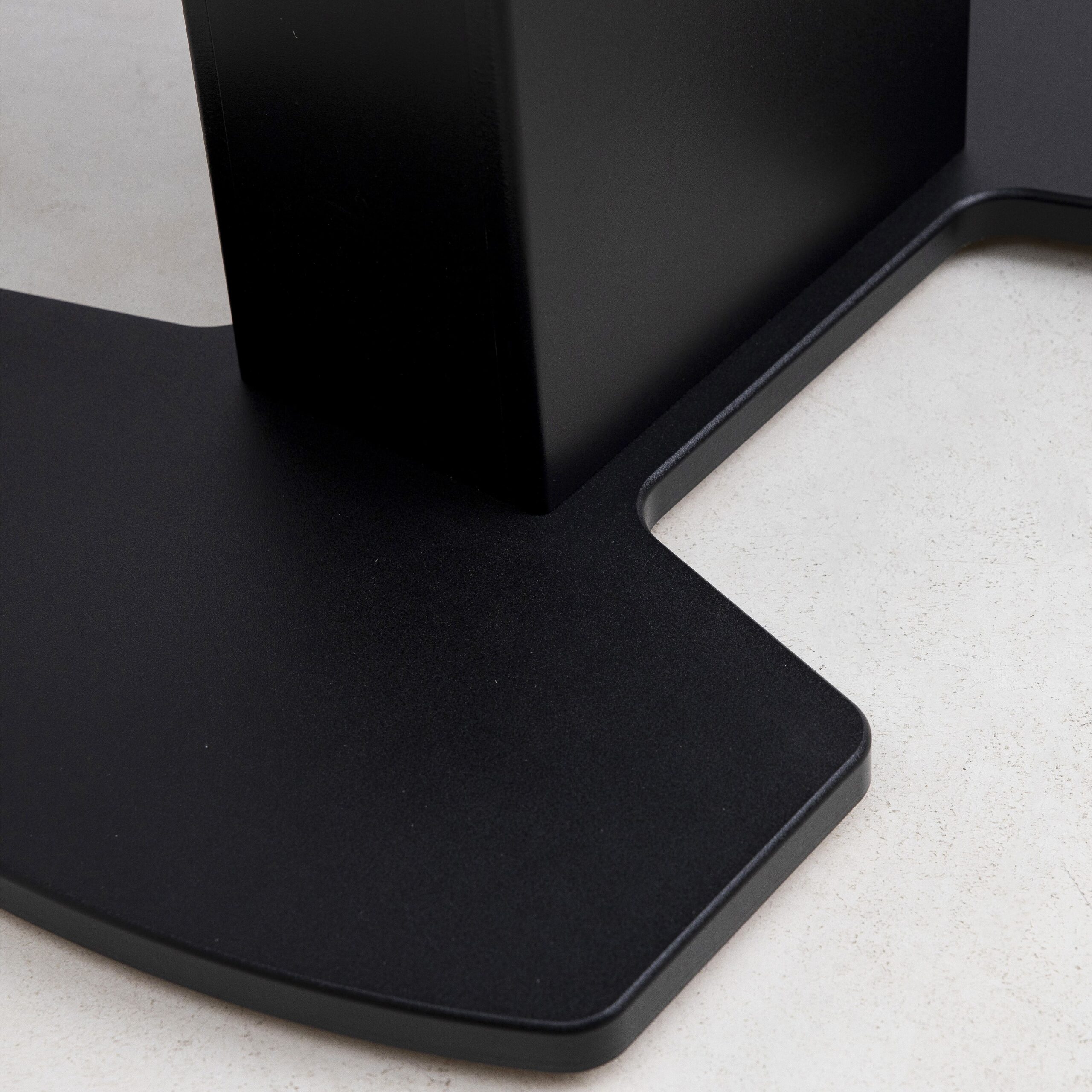 Стол КОРСИКА, фотопечать 1200(1515)*800, Мрамор черный 9/Черный матовый