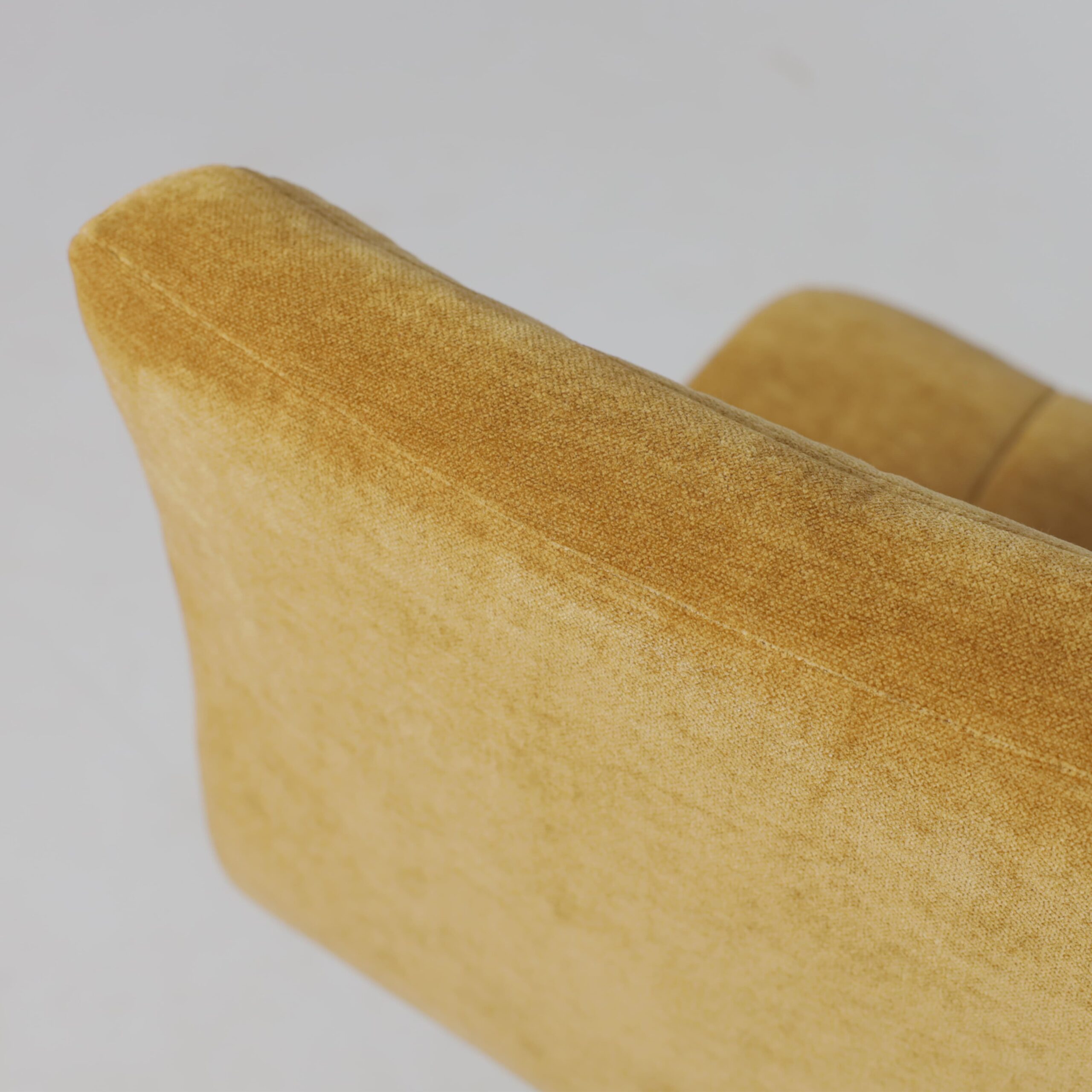 Стул барный LOGOS, горчичный шенилл Ote Canna 273/черный