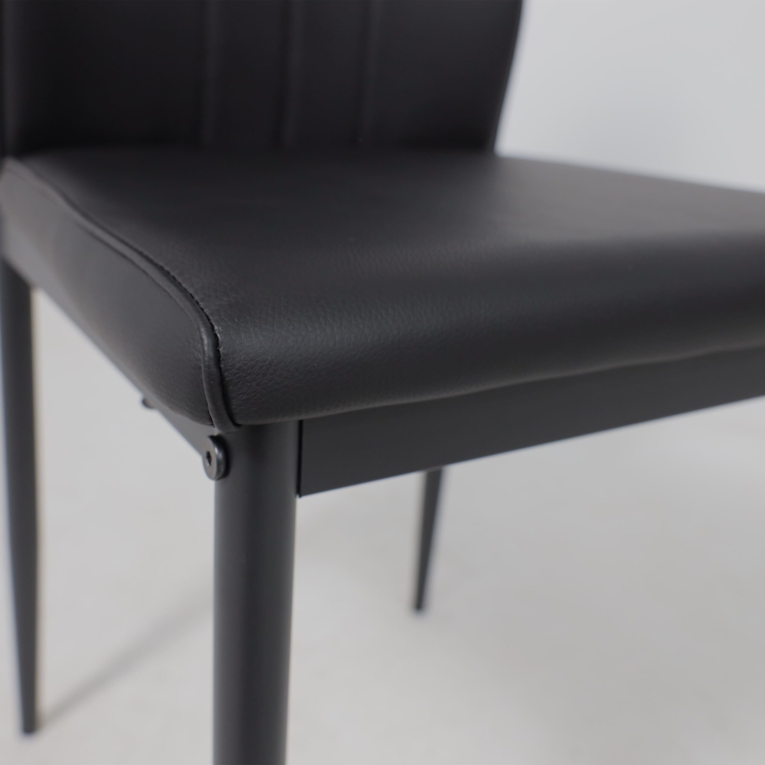 Стул OREO, экокожа, черный/черный