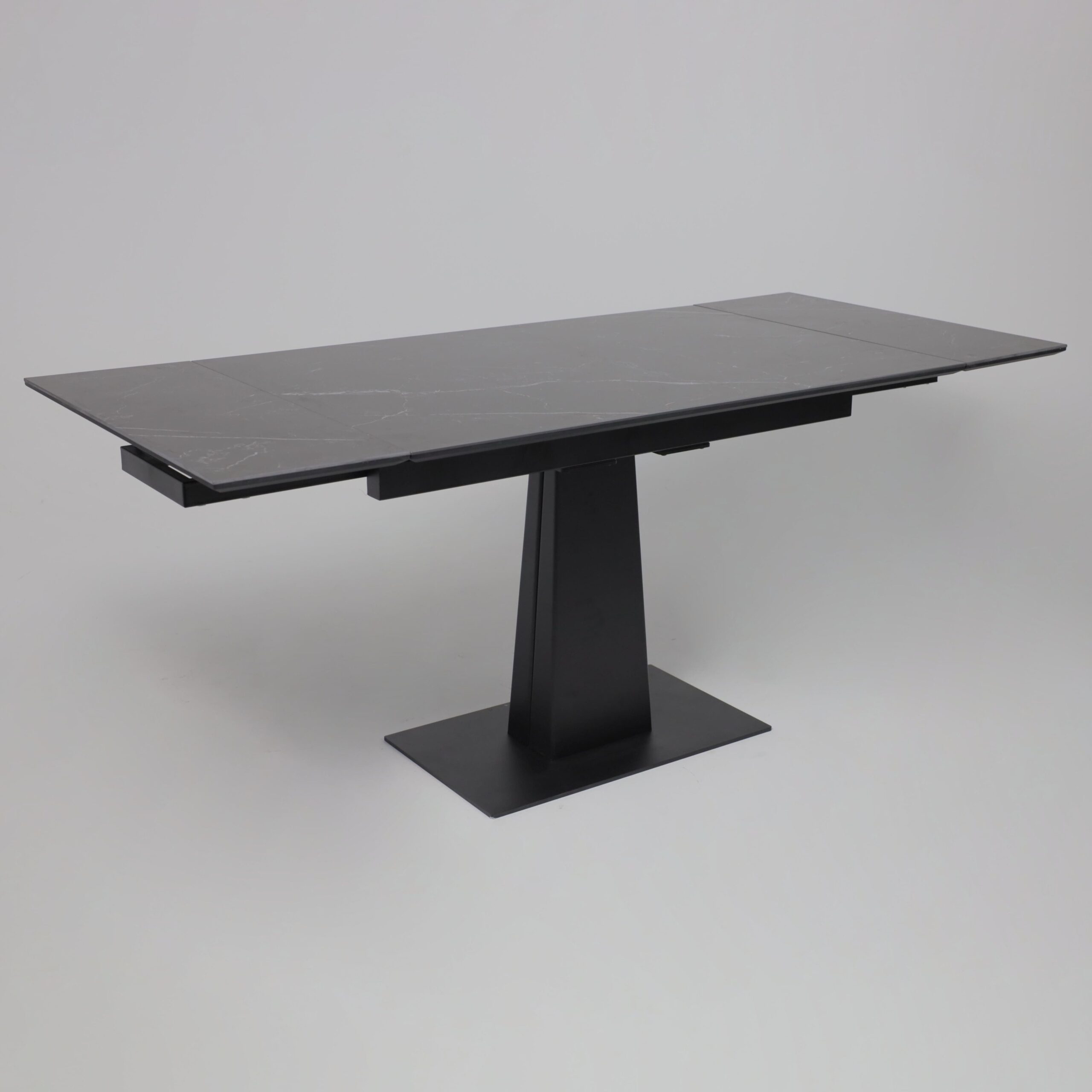 Стол AV 2119, МДФ+керамика, раздвижной 1200 (1800)*800 черный, матовый SHAKESPEARE/черный