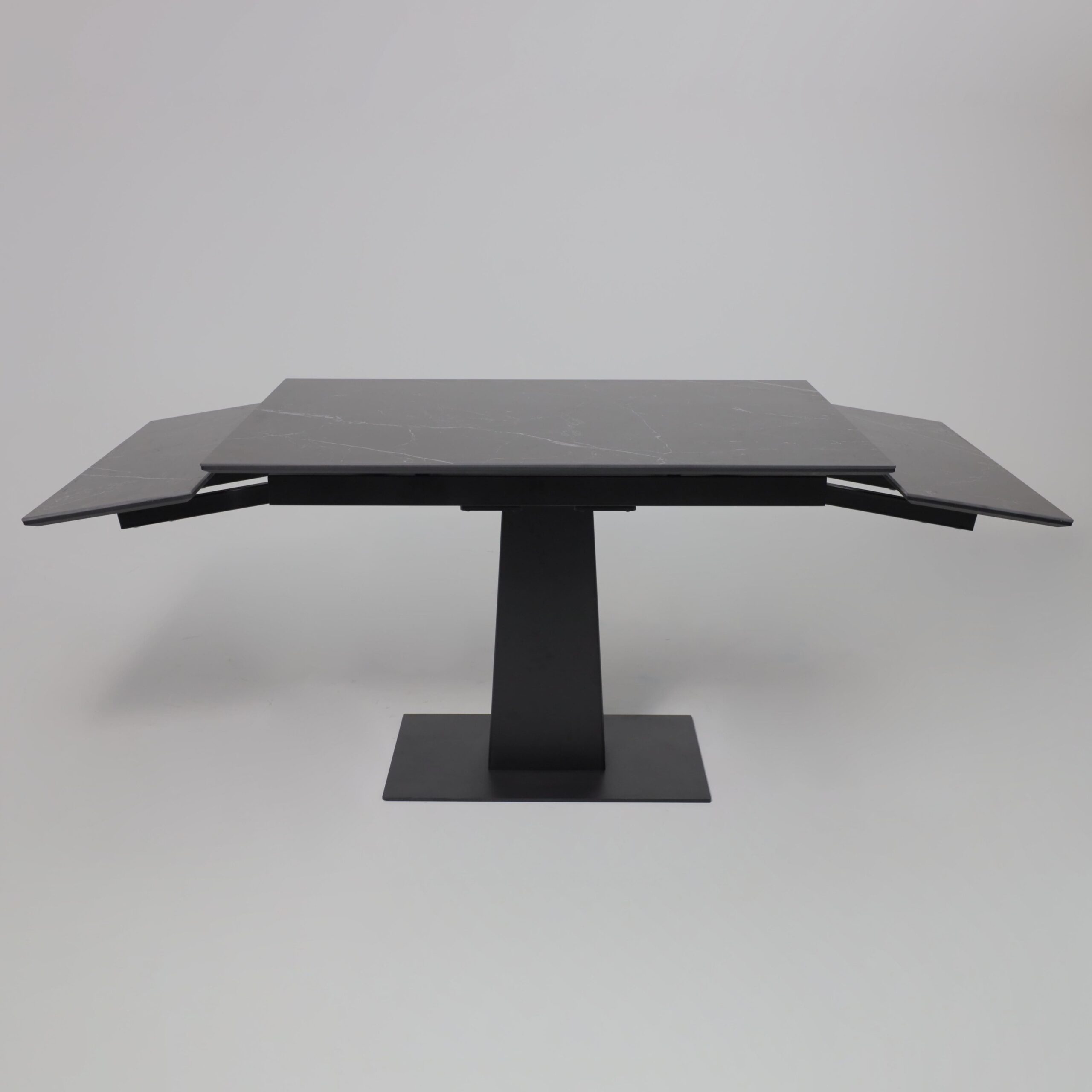 Стол AV 2119, МДФ+керамика, раздвижной 1200 (1800)*800 черный, матовый SHAKESPEARE/черный