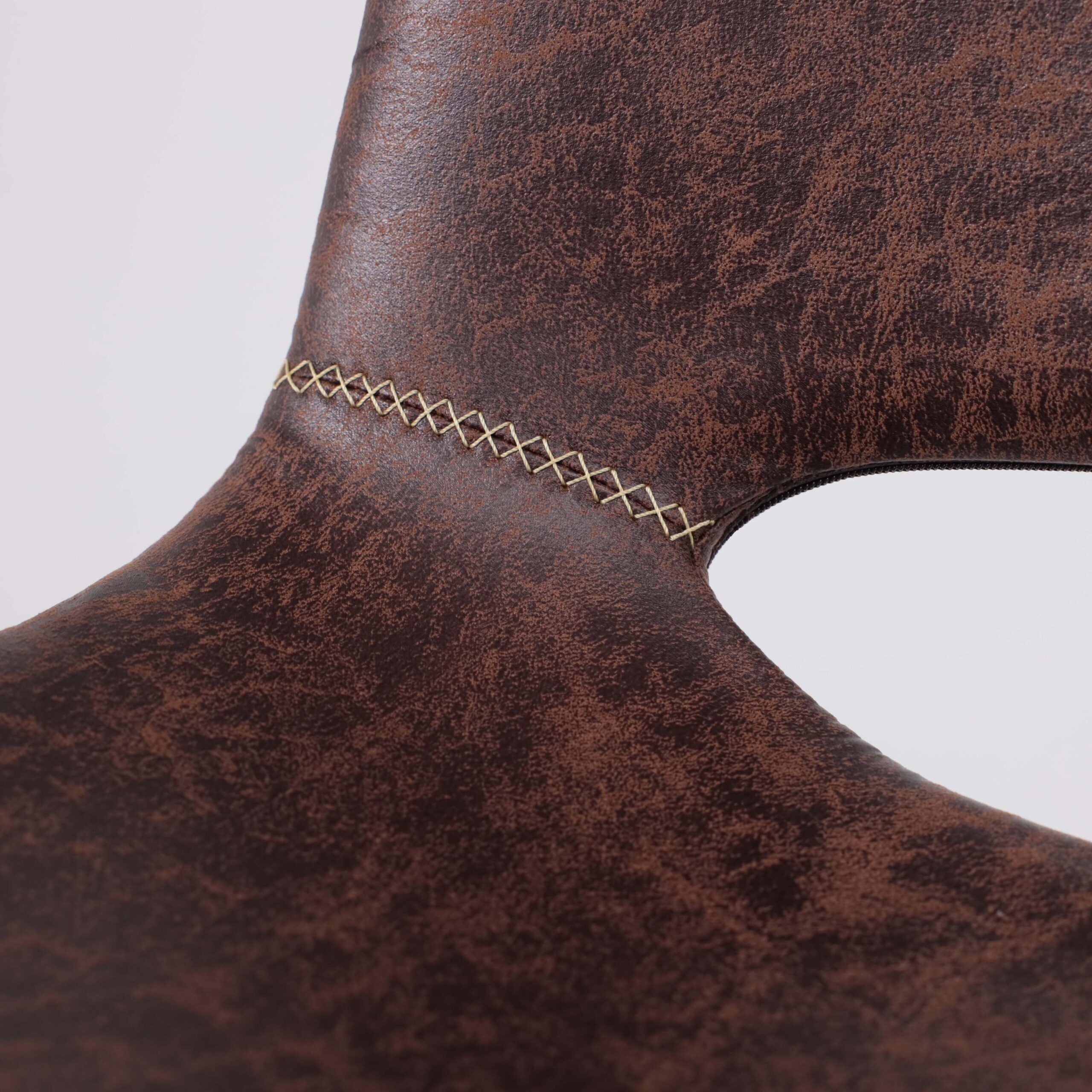 Кресло барное INDIANA, экокожа, коричневый  PU C-03/черный