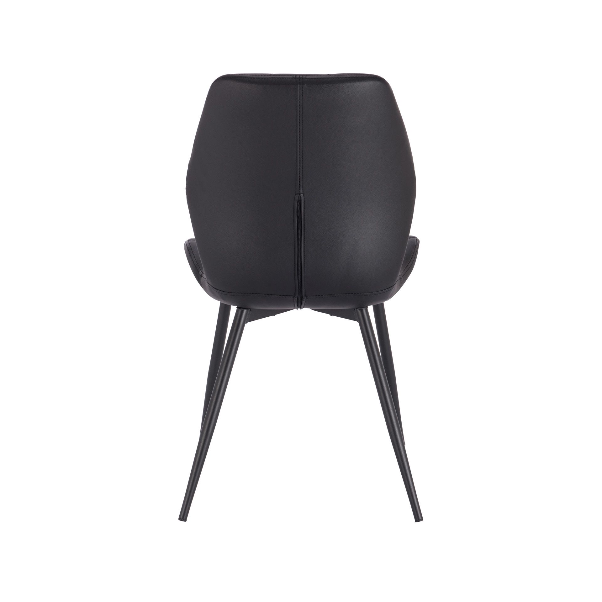 Стул CONGO, экокожа, черный/черный