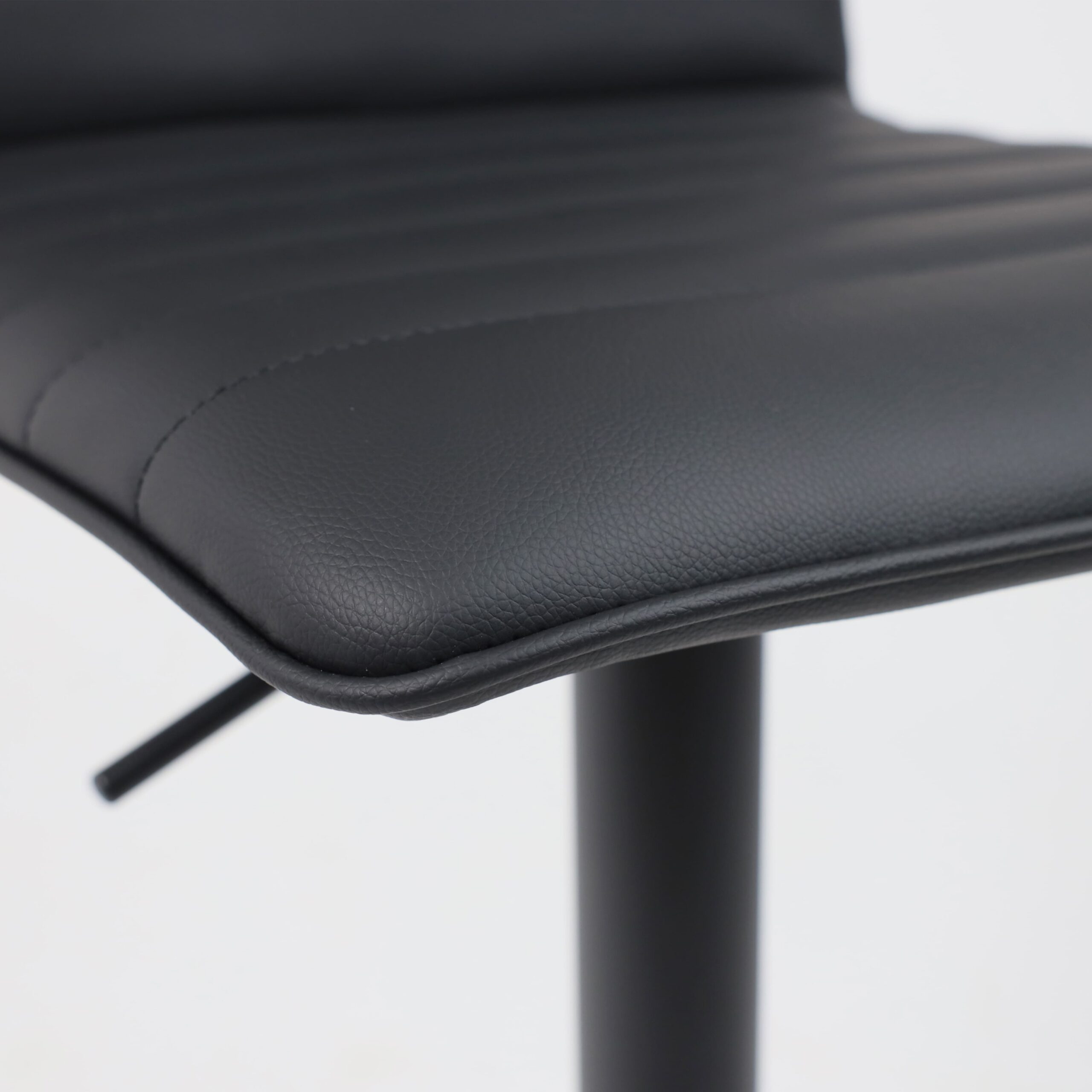 Стул барный CAPRI, экокожа,черный+черный/черный