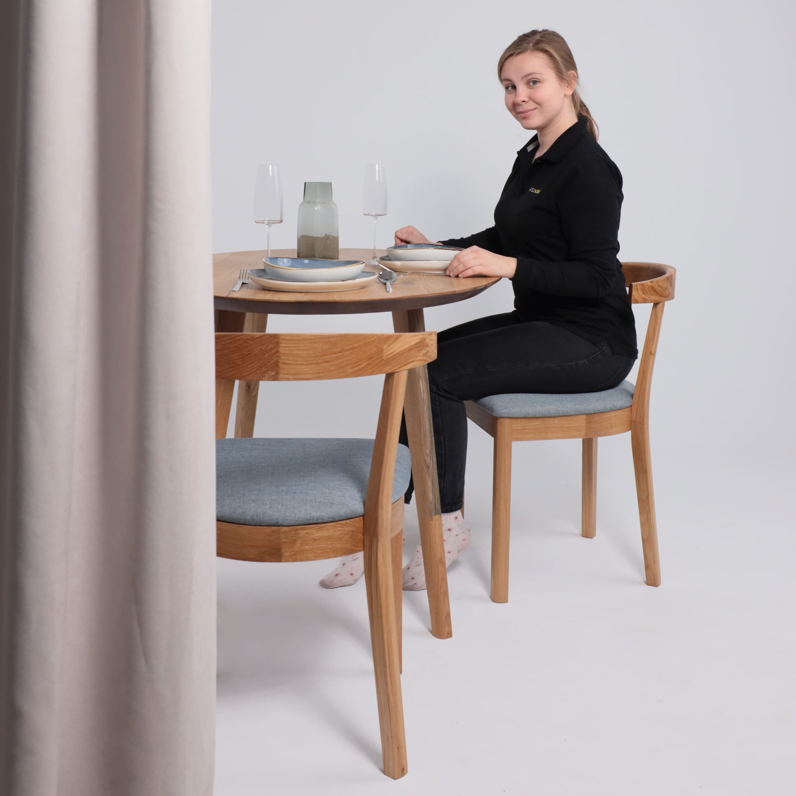 ПОДСТОЛЬЕ КС-60 массив, дуб натуральный (4 шт)