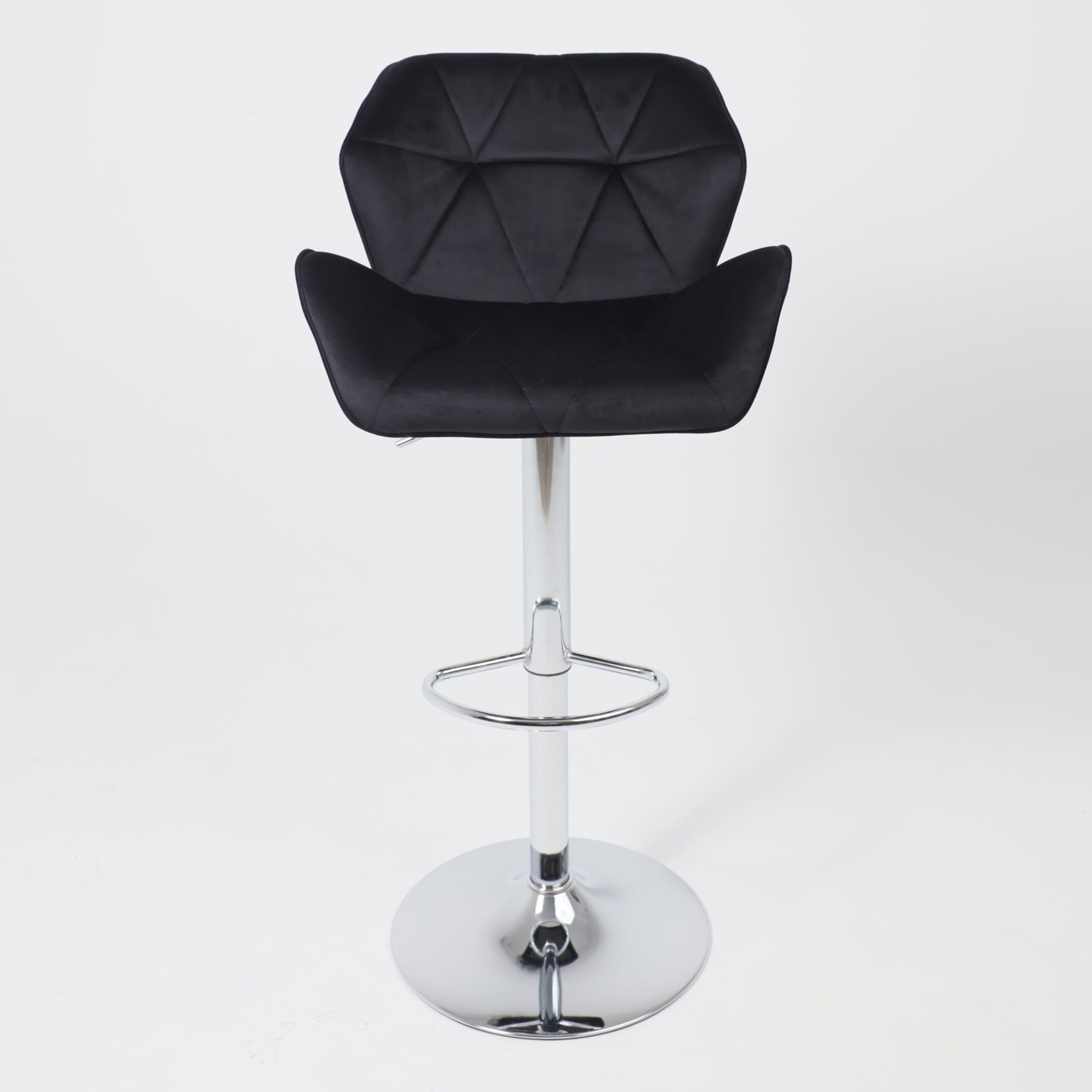 Кресло барное BERLIN GB, Seven 35 черный велюр/хром