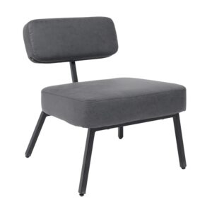 Кресло ASPEN, экокожа винтажный черный WATUSI 16/черный