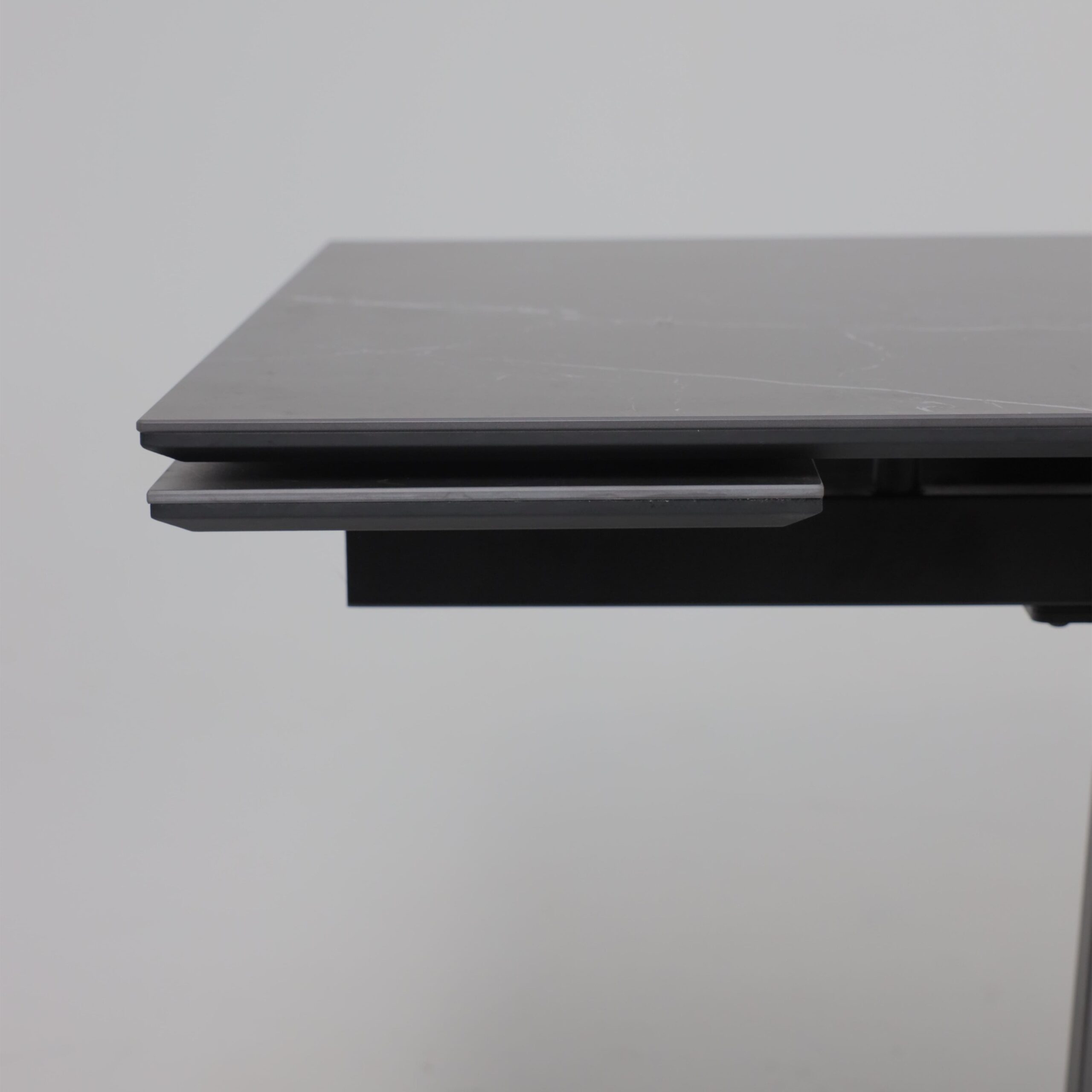 Стол AV 2119, МДФ+керамика, раздвижной 1200 (1800)*800 черный, матовый SHAKESPEARE/черный