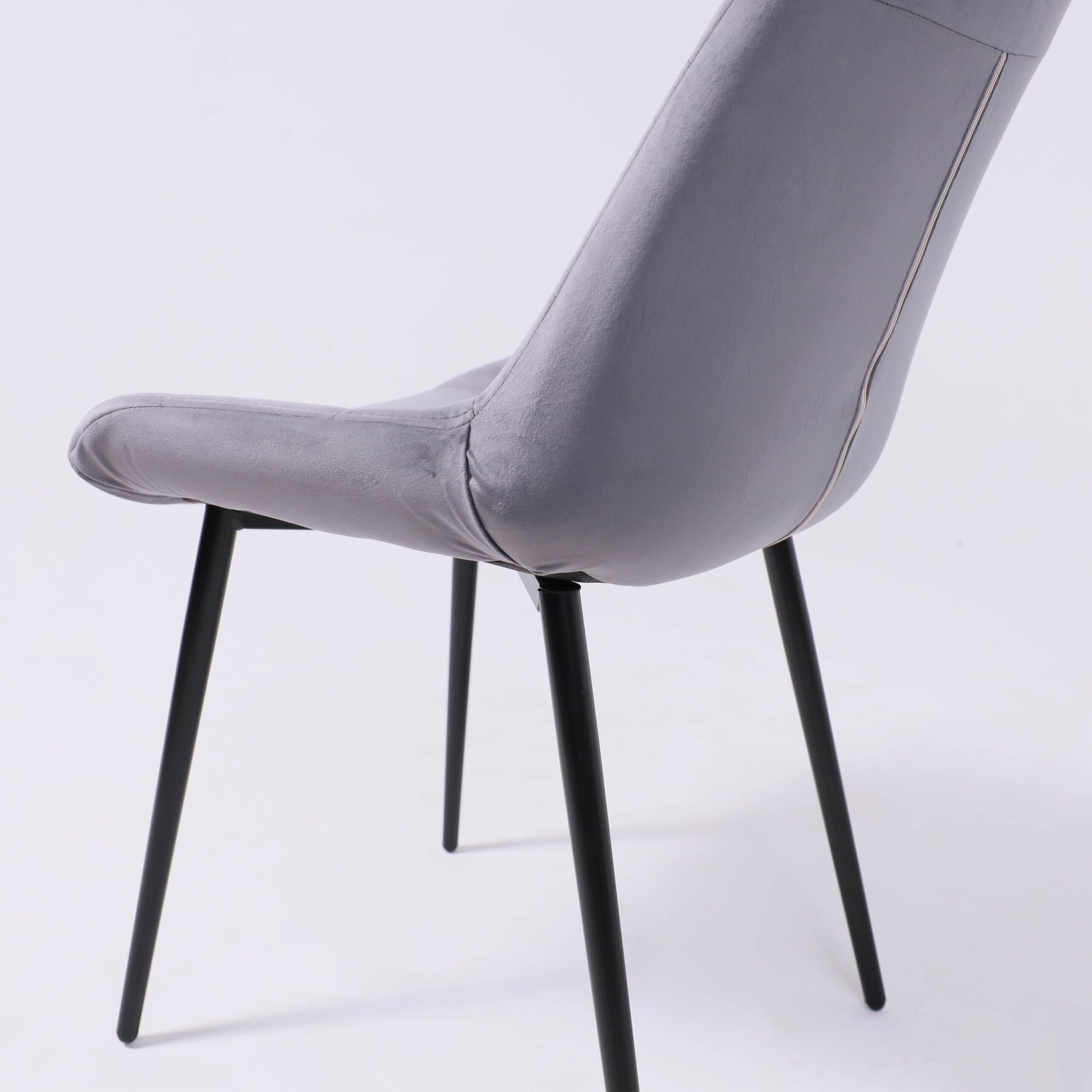 Стул AV 405, темно-серый бархат H-15/черный