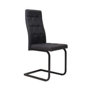 Стул OXFORD, темно-серая ткань Seattle-007/черный