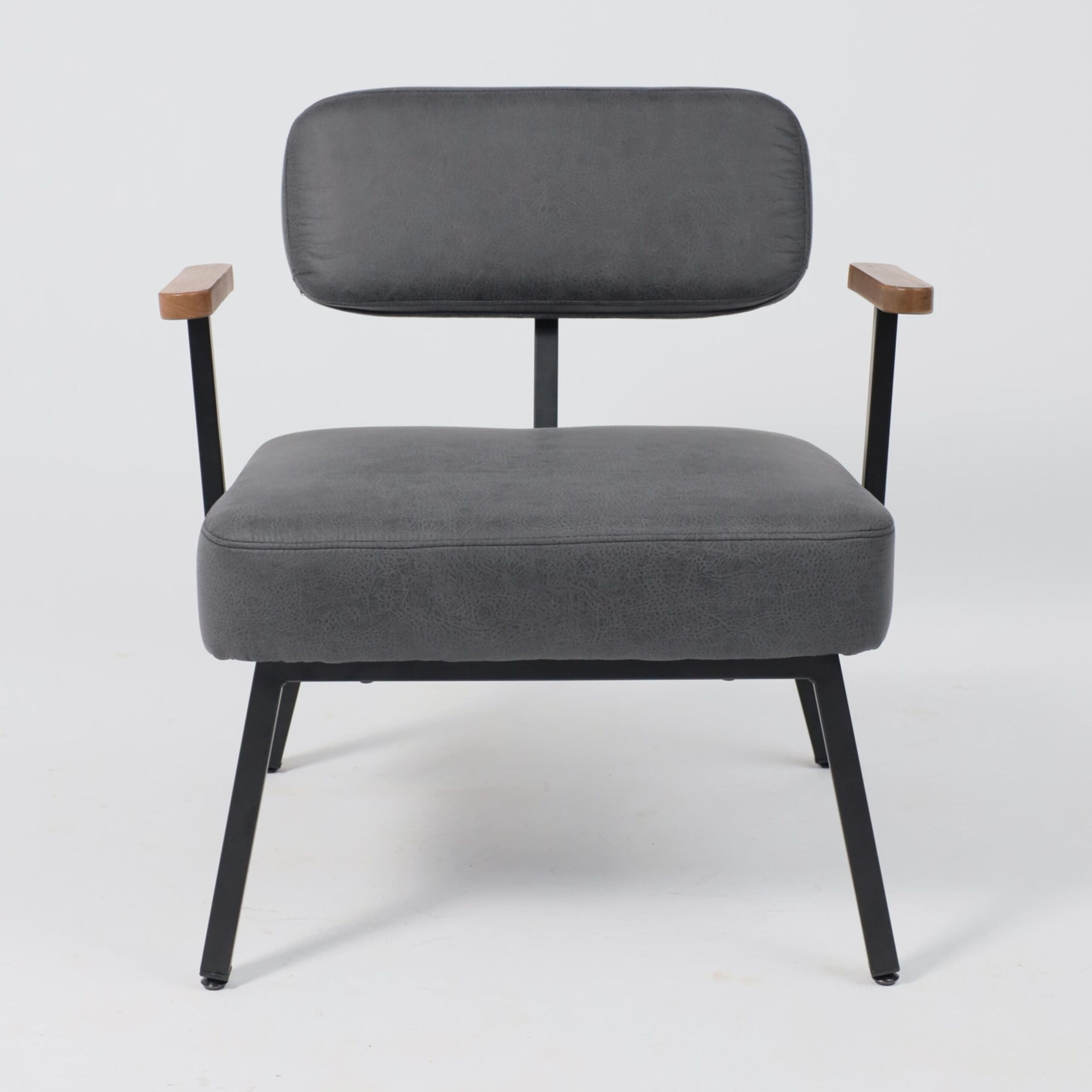 Кресло BOOKER, экокожа винтажный черный WATUSI 16/черный