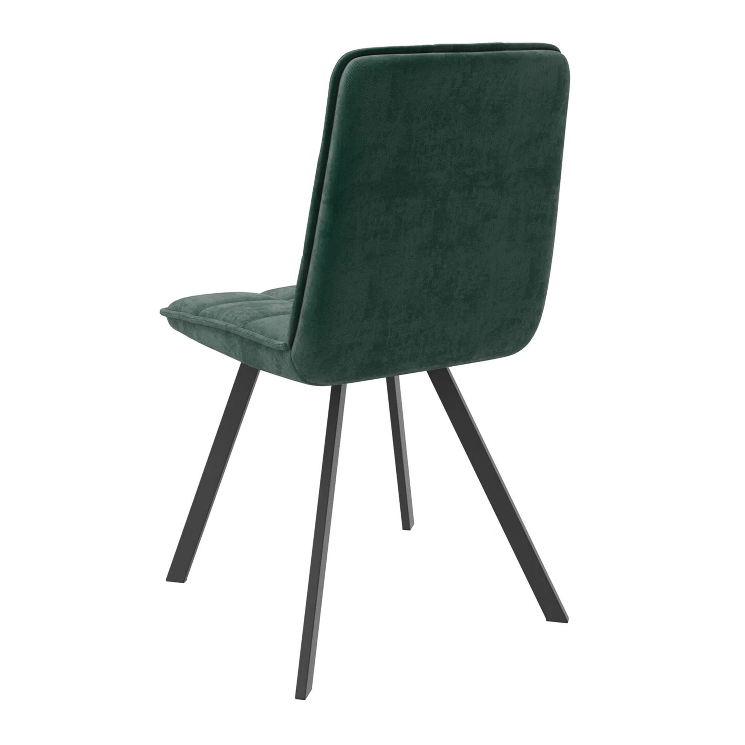 Стул ROM D, b10 GREEN LUXчерный