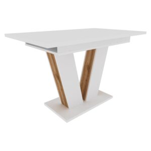 Стол раздвижной KAI, 1180*(1570)*720*760, (белый структурный)