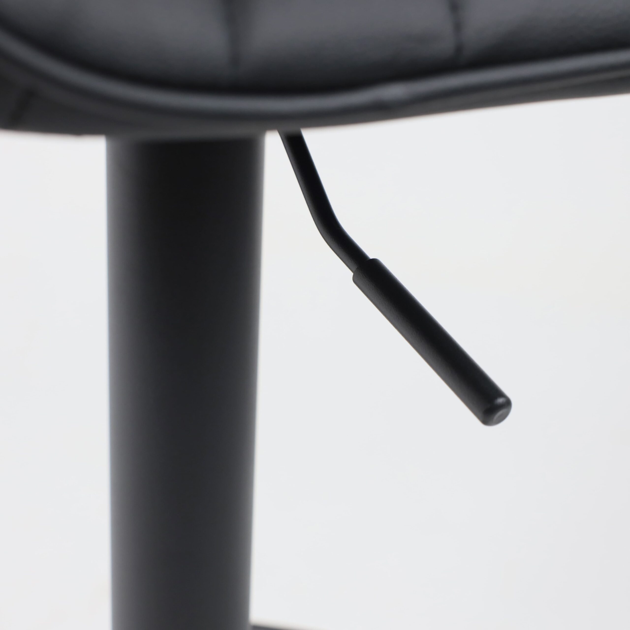 Стул барный CAPRI, экокожа,черный+черный/черный