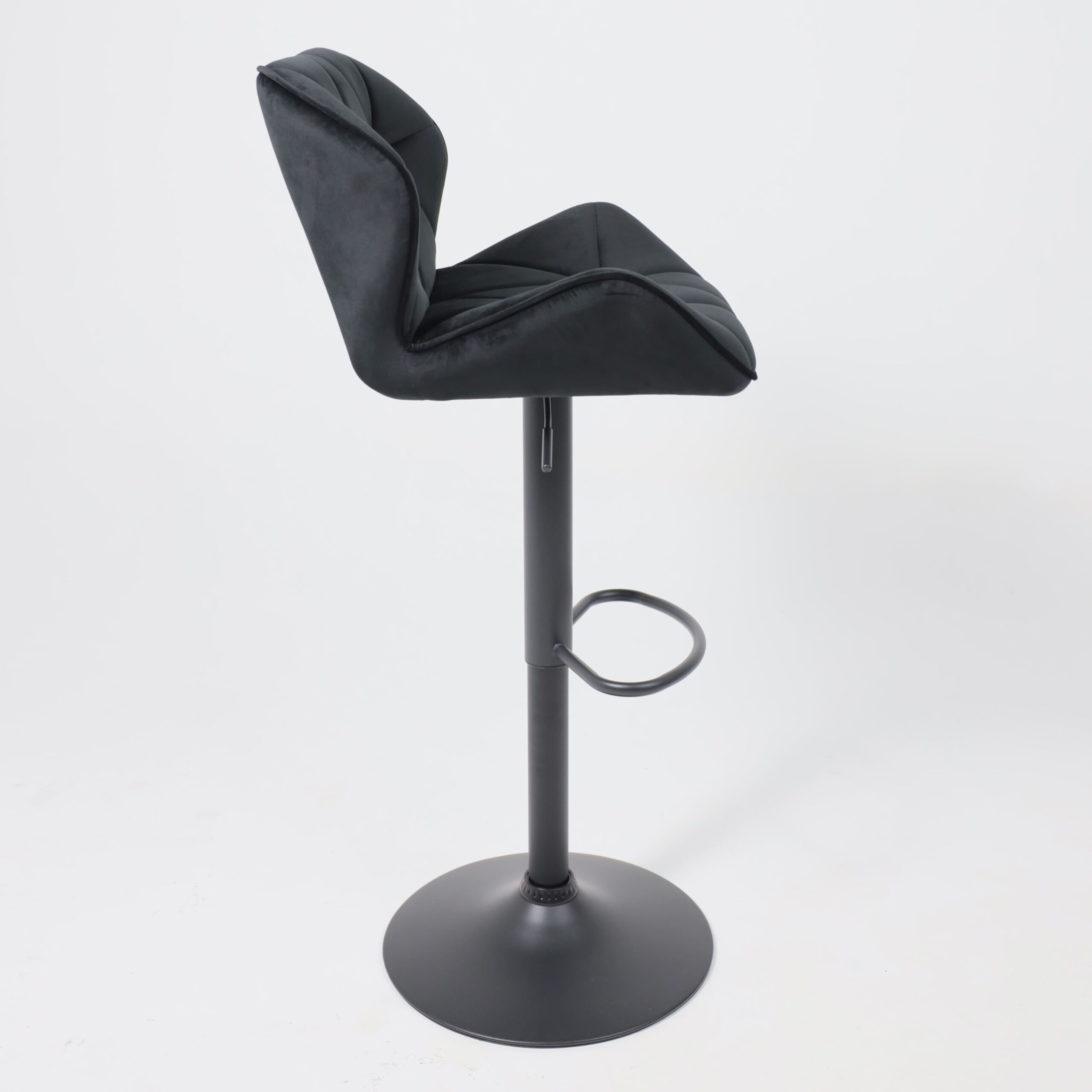 Кресло барное BERLIN GB, Seven 35 черный велюр/черный