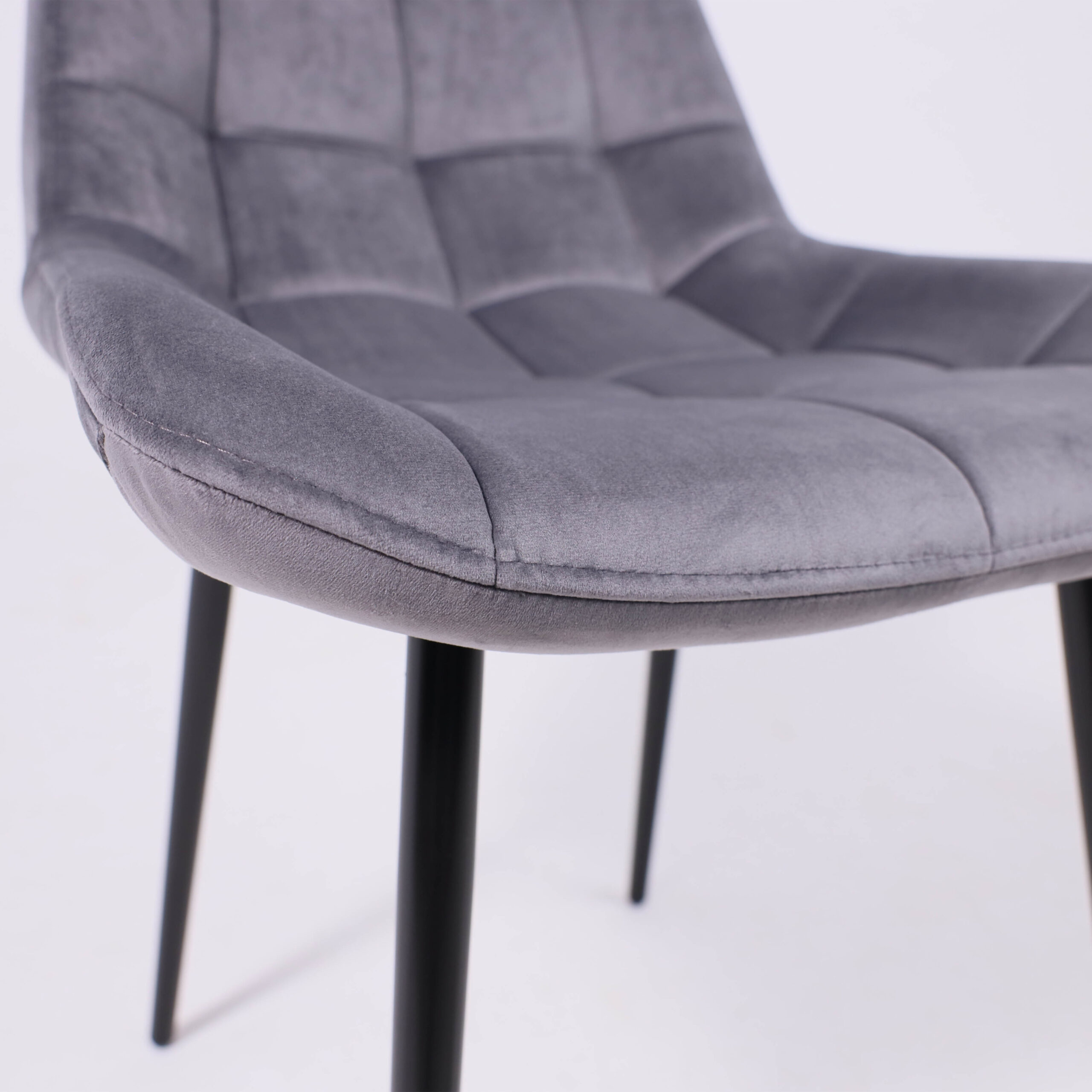 Стул AV 405, темно-серый бархат H-15/черный