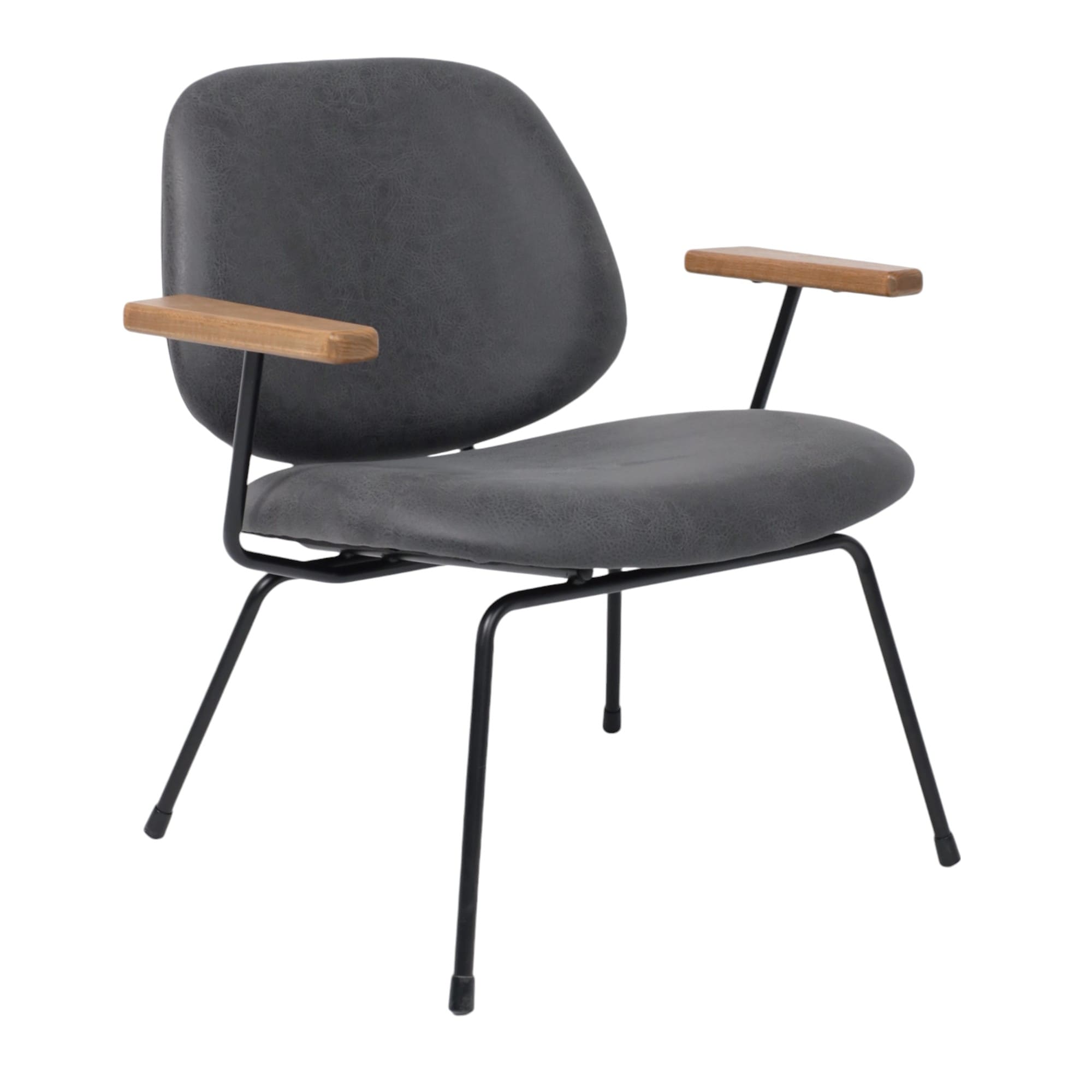 Кресло RUDO, экокожа винтажный черный WATUSI 16/черный