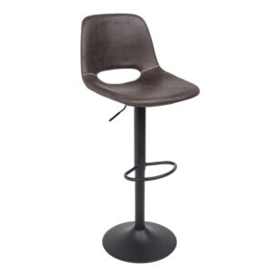 Кресло барное INDIANA, экокожа, графит PU C-05/черный