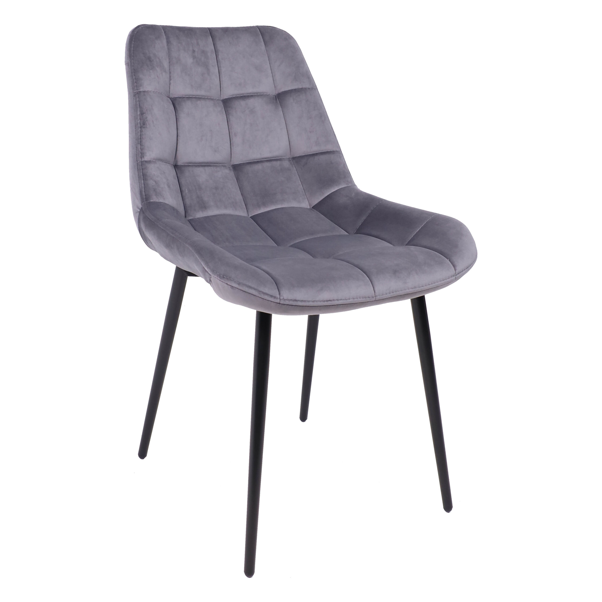 Стул AV 405, темно-серый бархат H-15/черный