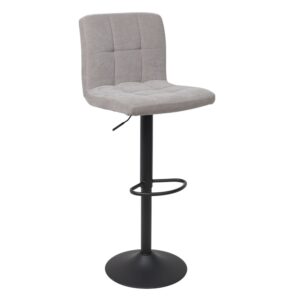 Стул барный LOGOS, серый шенилл Ote Canna 452/черный
