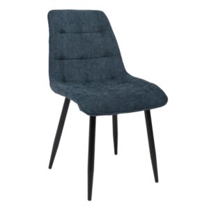 Стул CARIS, синий микровелюр CD2302-16/черный
