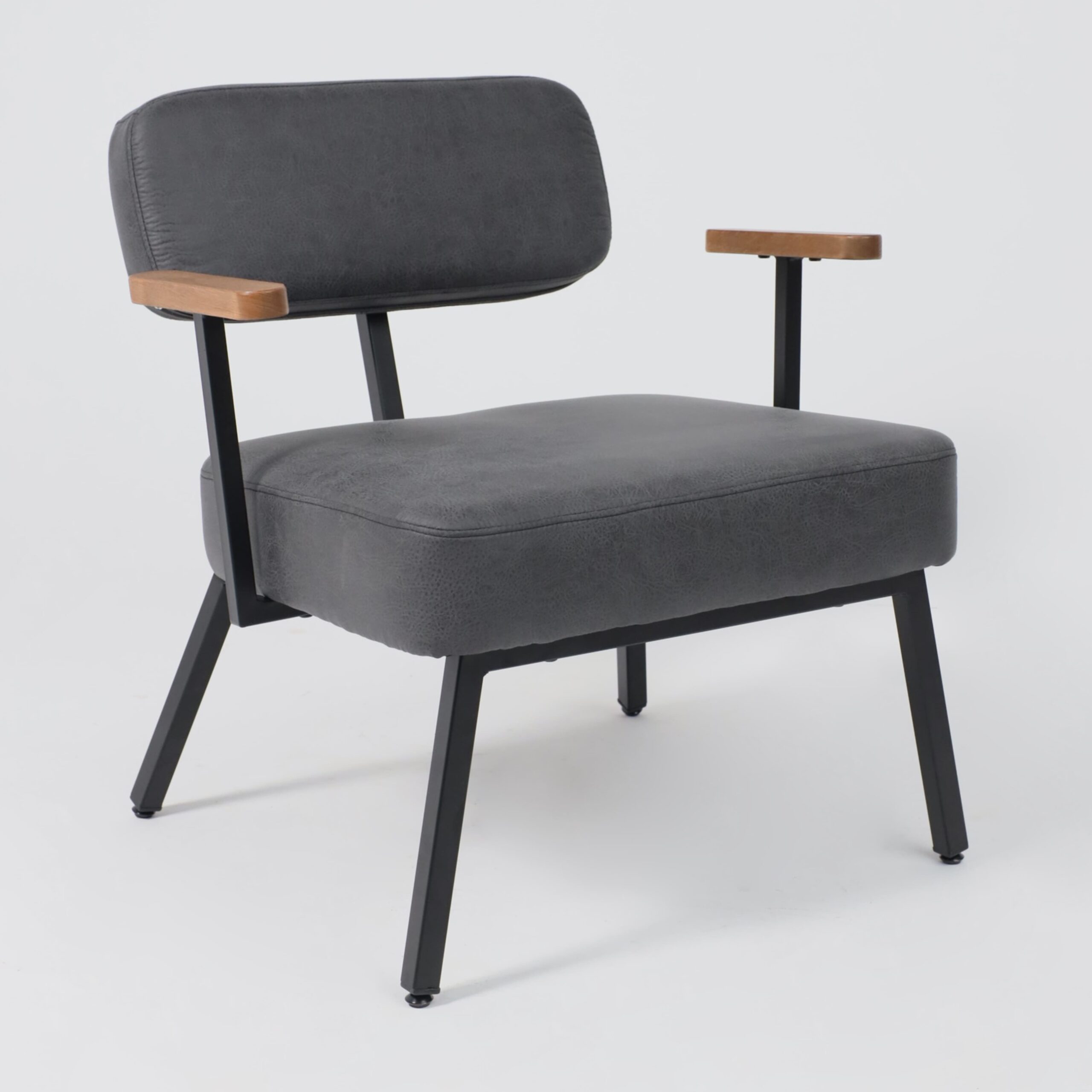 Кресло BOOKER, экокожа винтажный черный WATUSI 16/черный