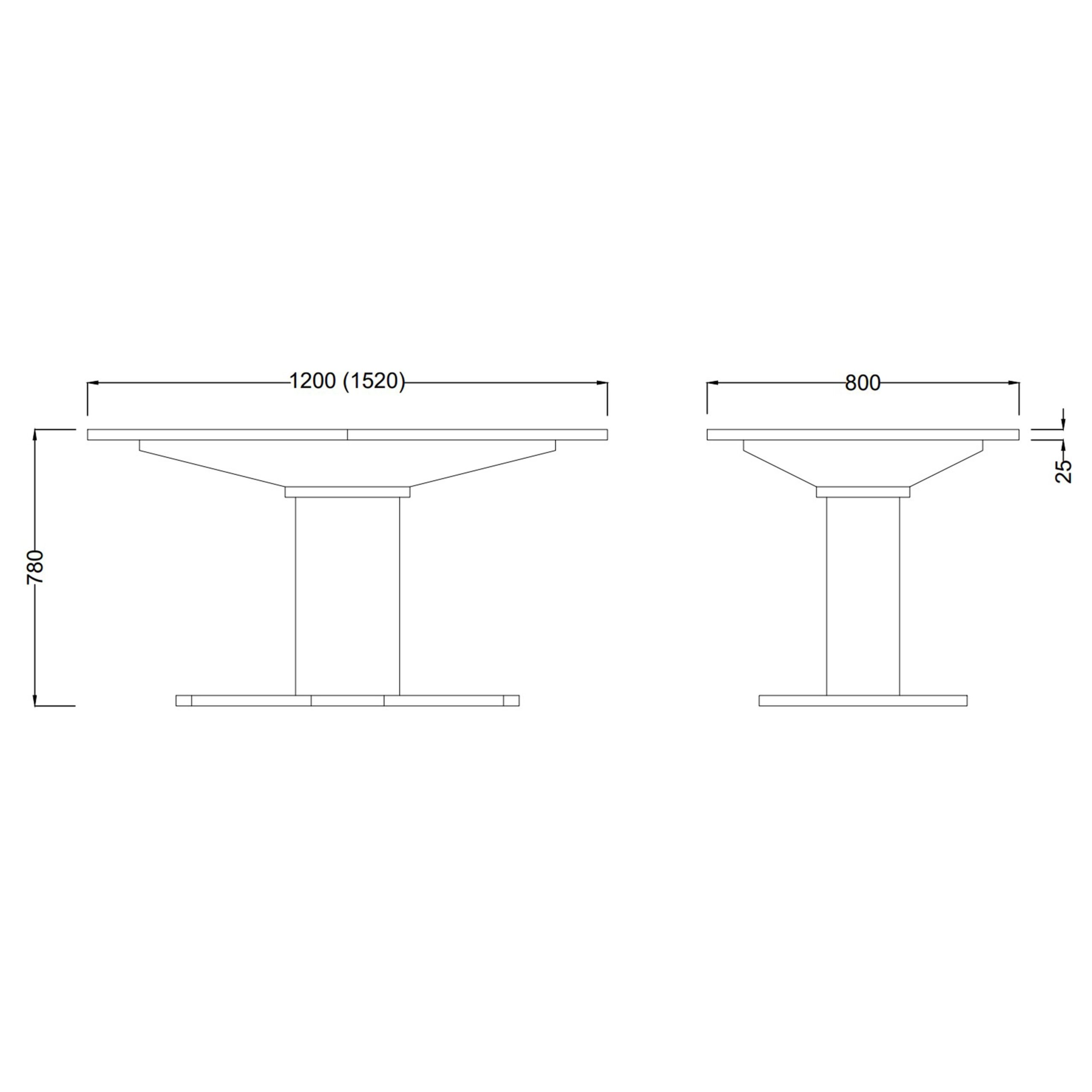 Стол КОРСИКА, фотопечать 1200(1515)*800, Мрамор черный 9/Черный матовый