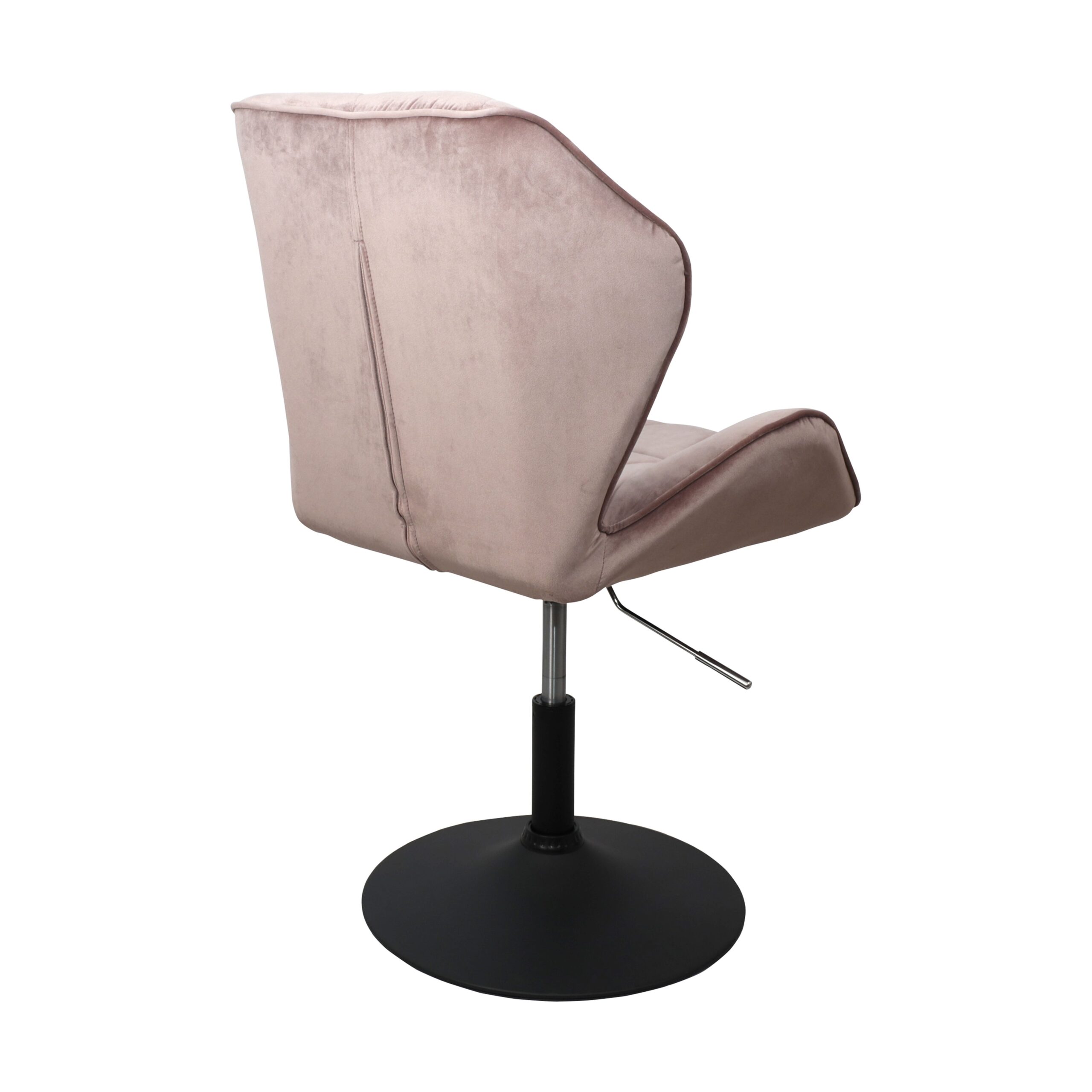 Кресло OSLO, (пыльная роза велюр/черный)